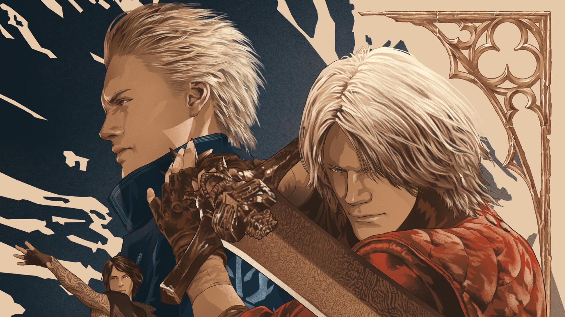 1920x1080 Download 1920x1080 Devil May Cry Vergil, Dante, Anime Style, Sword Wallpaper for Widescreen