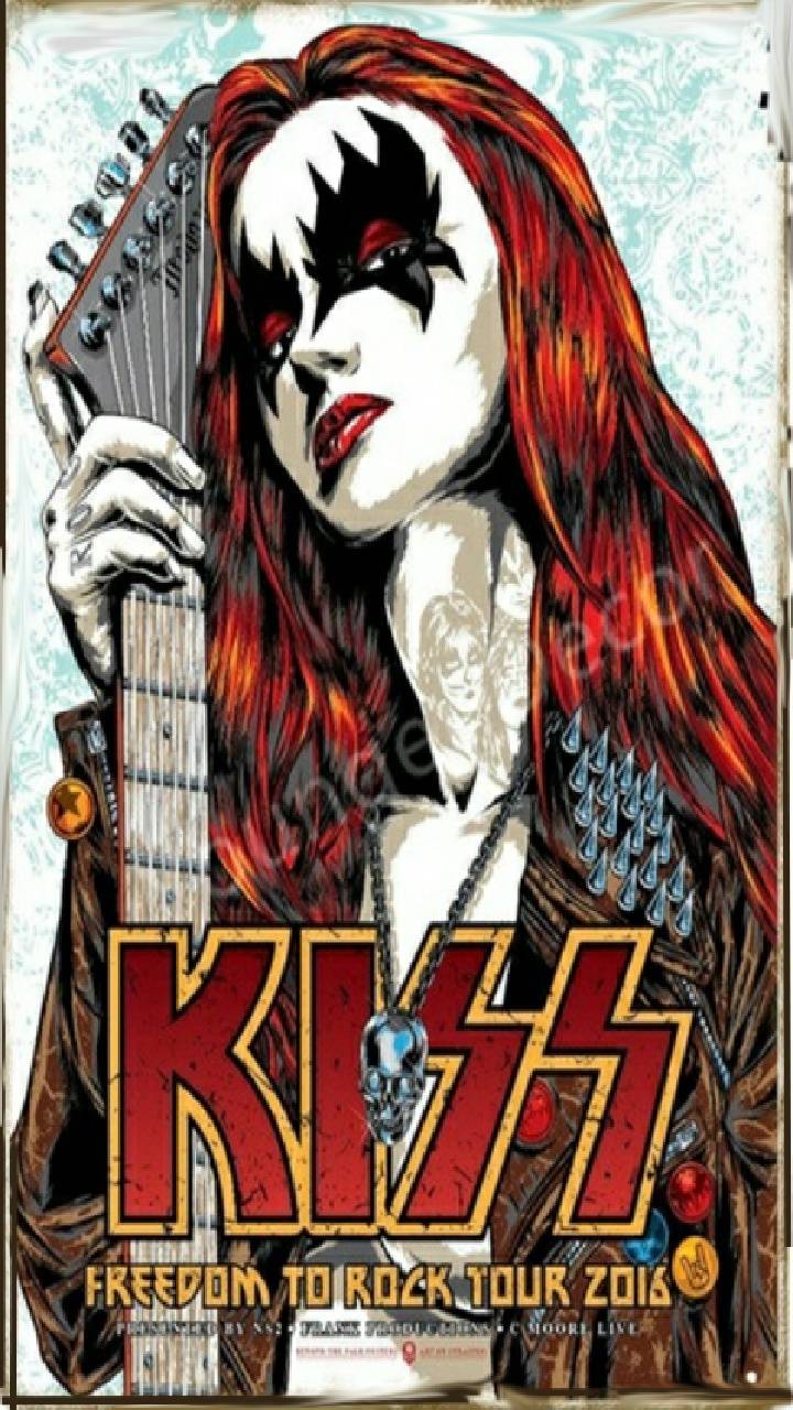 720x1280 Download Kiss Fan HD Wallpaper and Background
