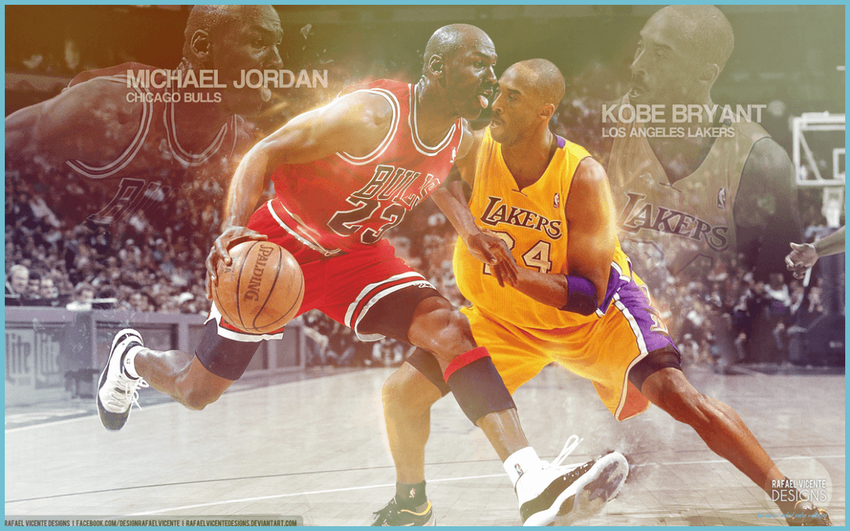 1241x776 Kobe Vs Jordan Wallpaper HD Bryant Michael Jordan Wallpaper