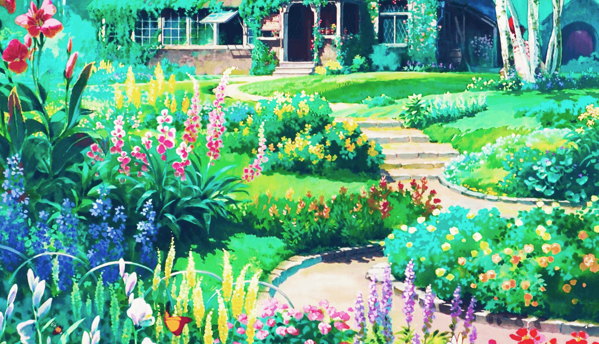 Studio Ghibli Garden Scenery Wallpapers Top Những Hình Ảnh Đẹp