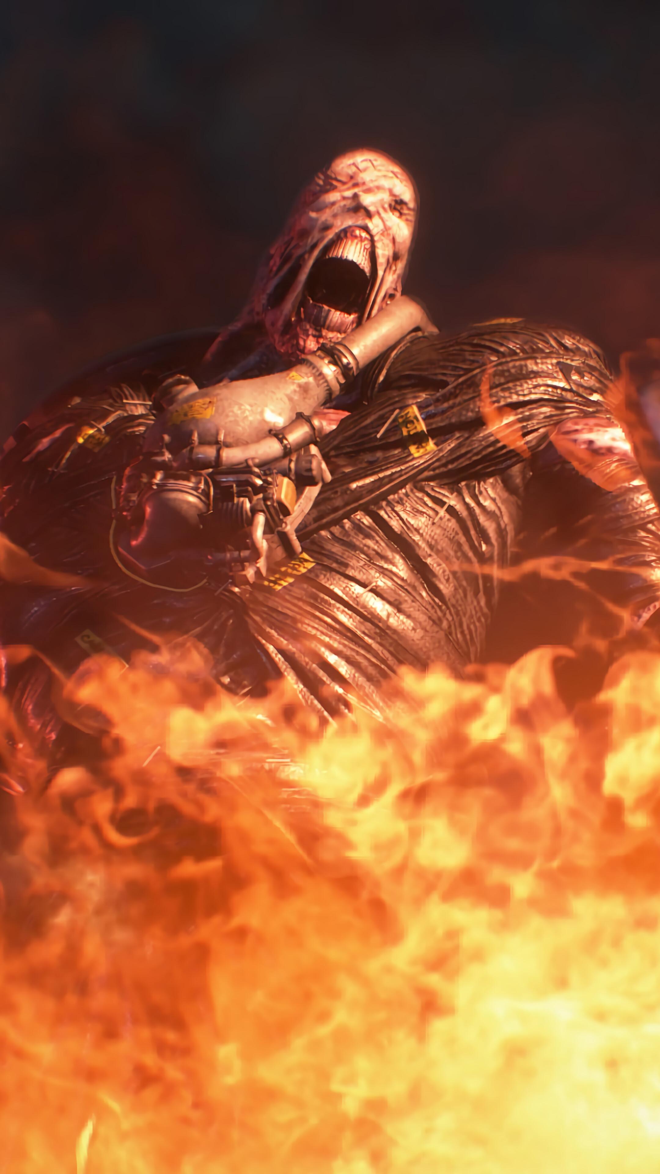 2160x3840 Nemesis, Resident Evil Remake, 4K phone HD Wallpaper, Image, Background, Photo and Picture. Mocah HD Wallpaper