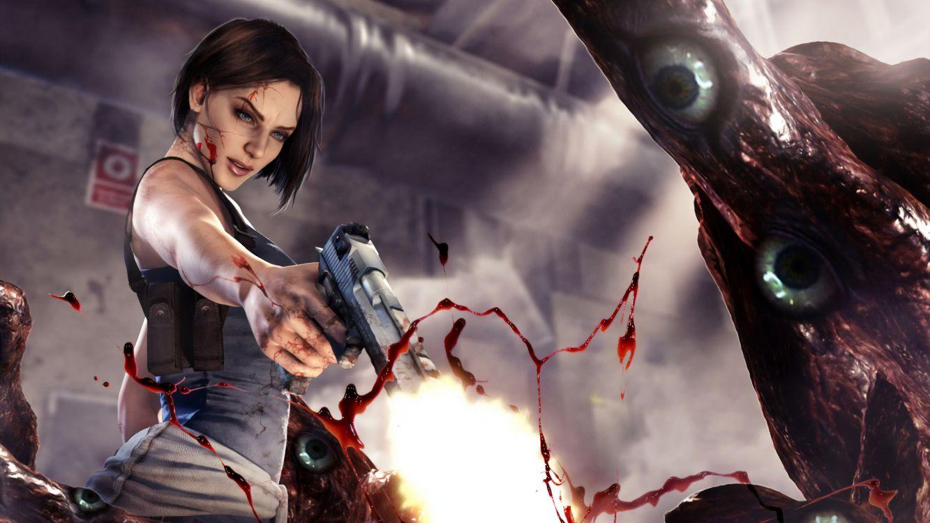 1333x750 Wallpaper Resident Evil Resident Evil 3 Nemesis, Resident Evil Jill Valentine, Nemesis, Background Free Image
