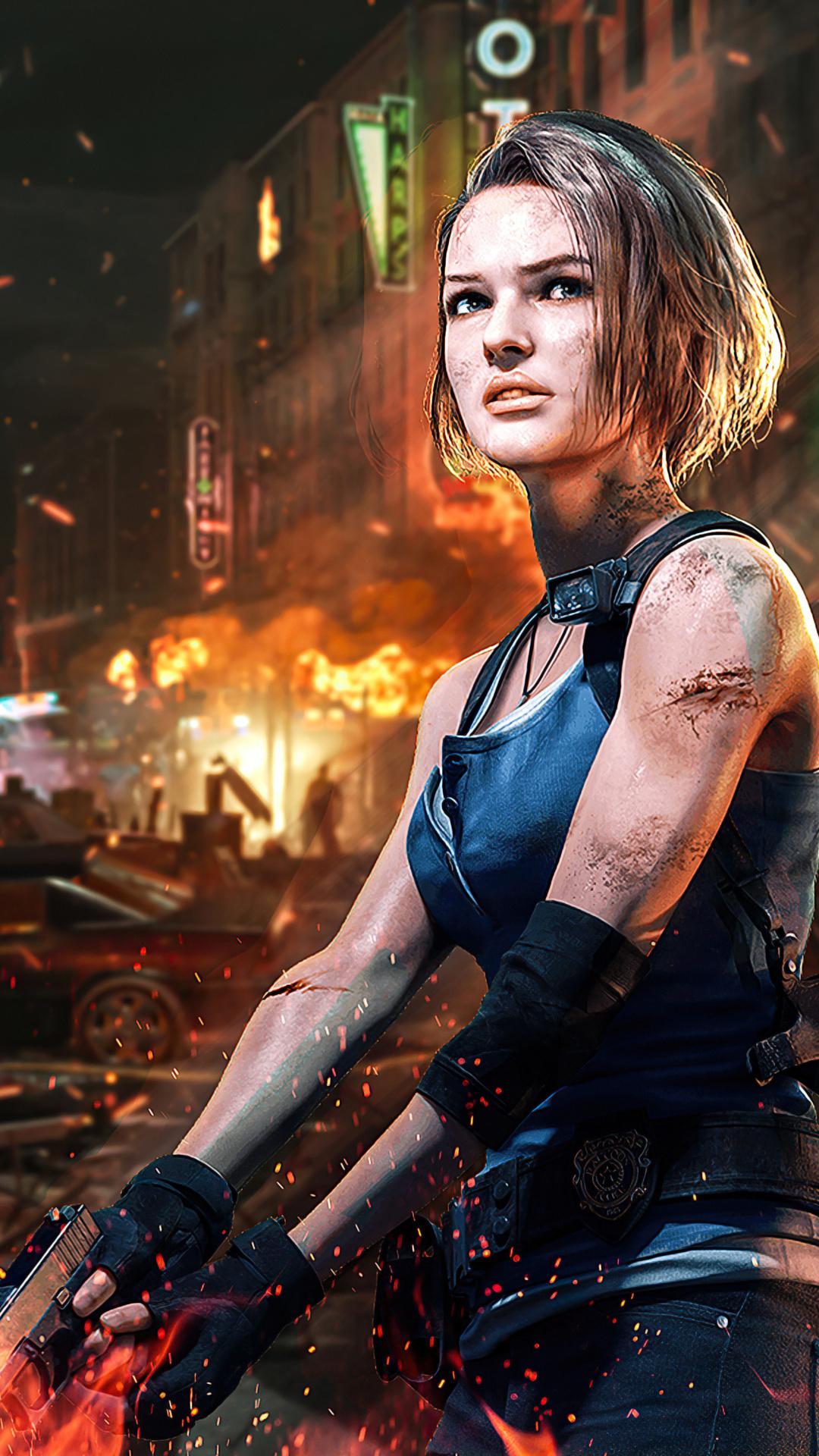 1080x1920 Jill Valentine Resident Evil 3 Wallpaper