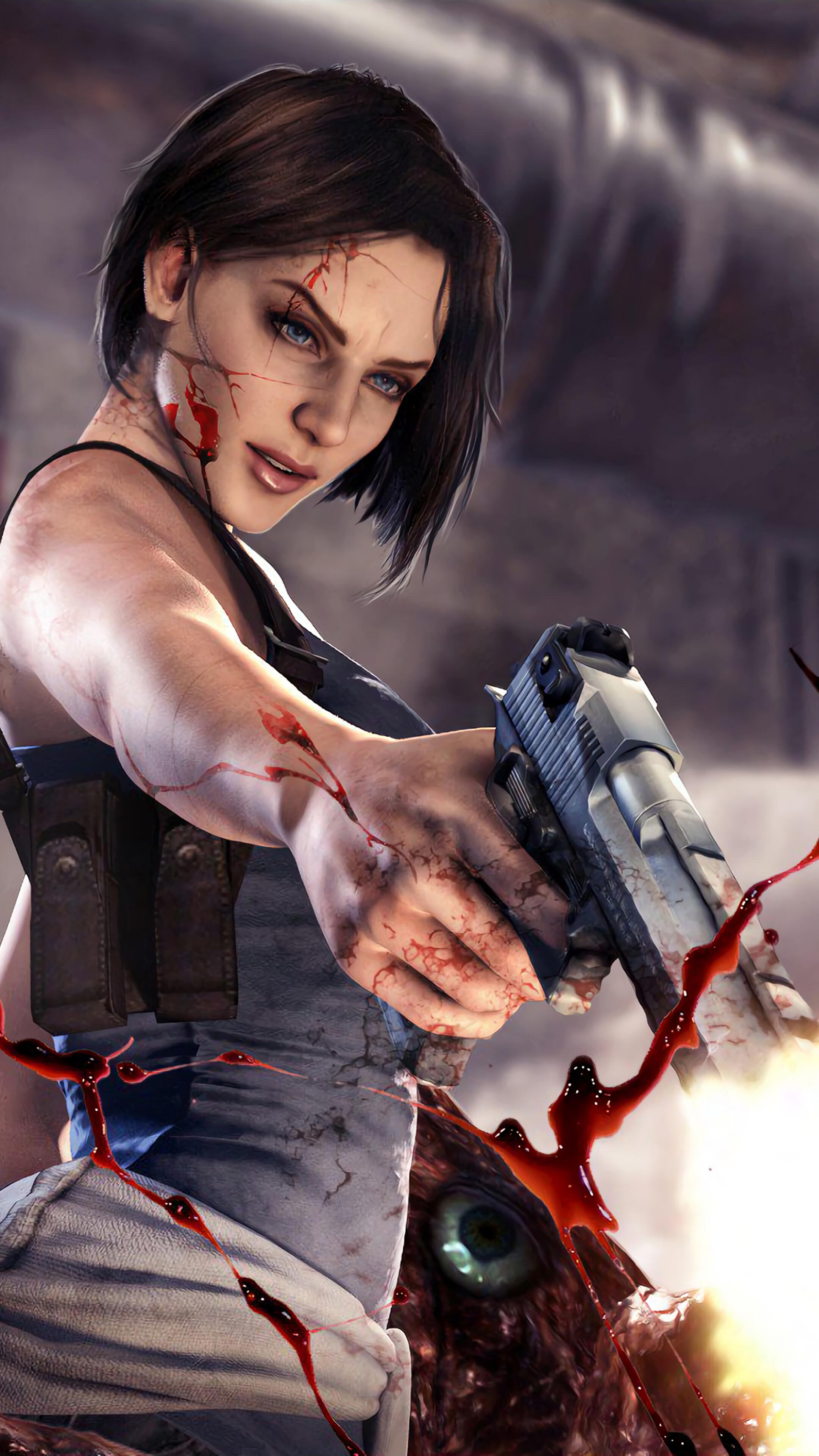 2160x3840 Jill Valentine, Resident Evil Remake, 4K phone HD Wallpaper, Image, Background, Photo and Picture. Mocah HD Wallpaper