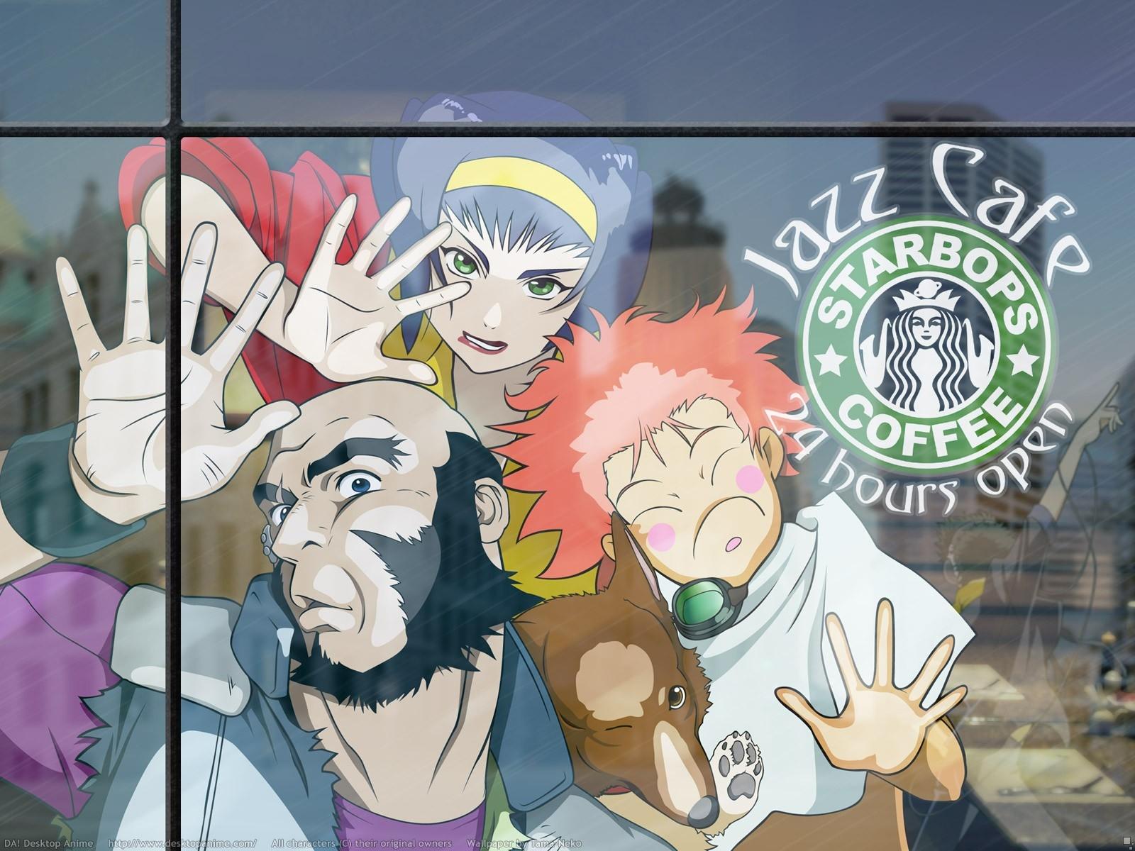 1600x1200 cowboy bebop faye ein spike spiegel jet black edward wong hau pepelu tivrusky iv