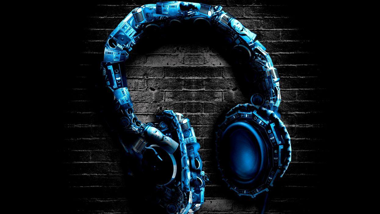 1245x700 Headphones Stereo Blue wallpaperx2160