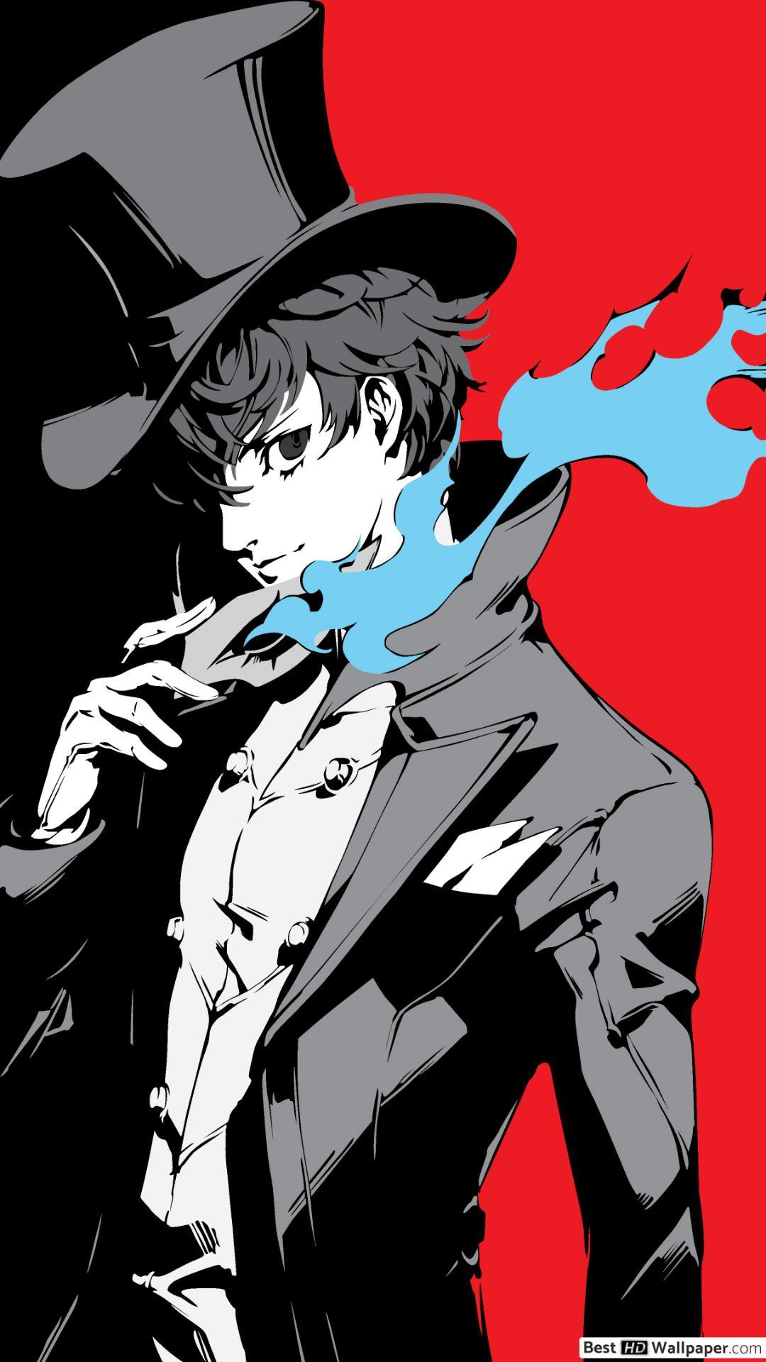 1080x1920 Persona 5 Joker Anime