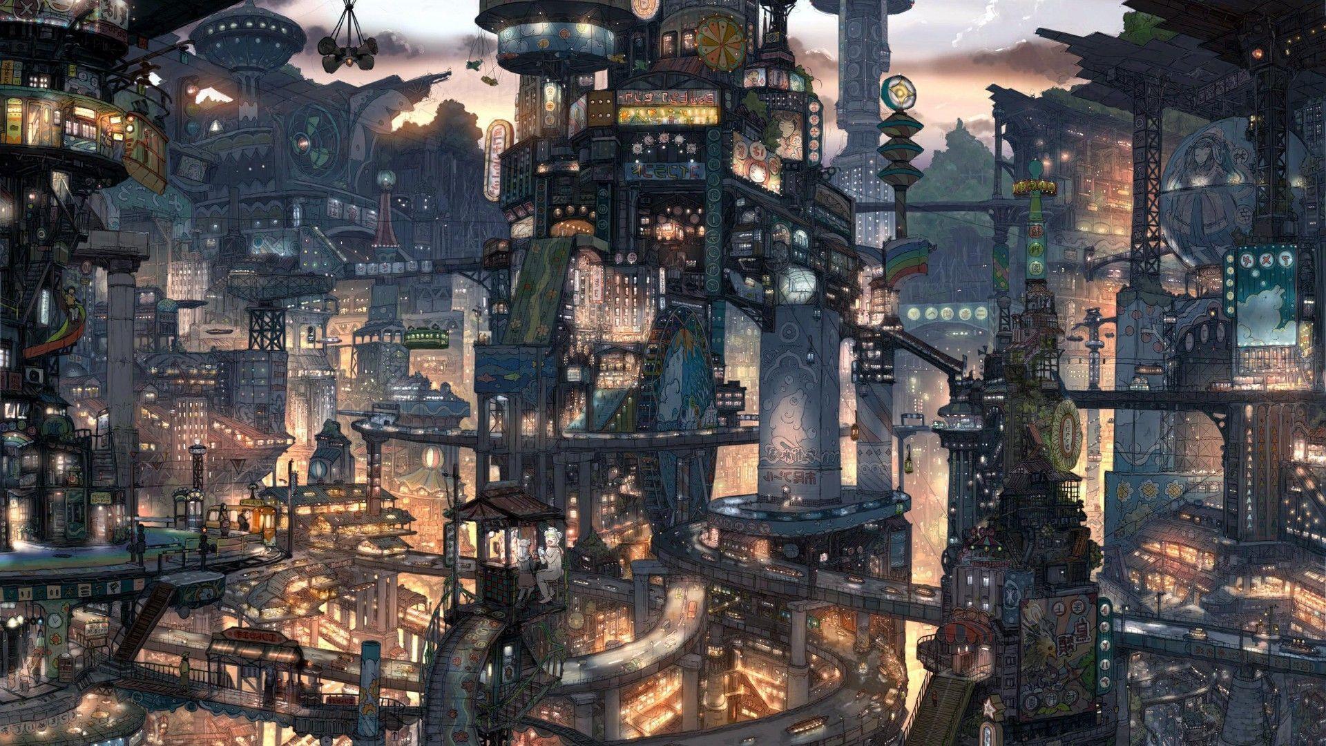 1920x1080 Animated Steampunk Wallpaper