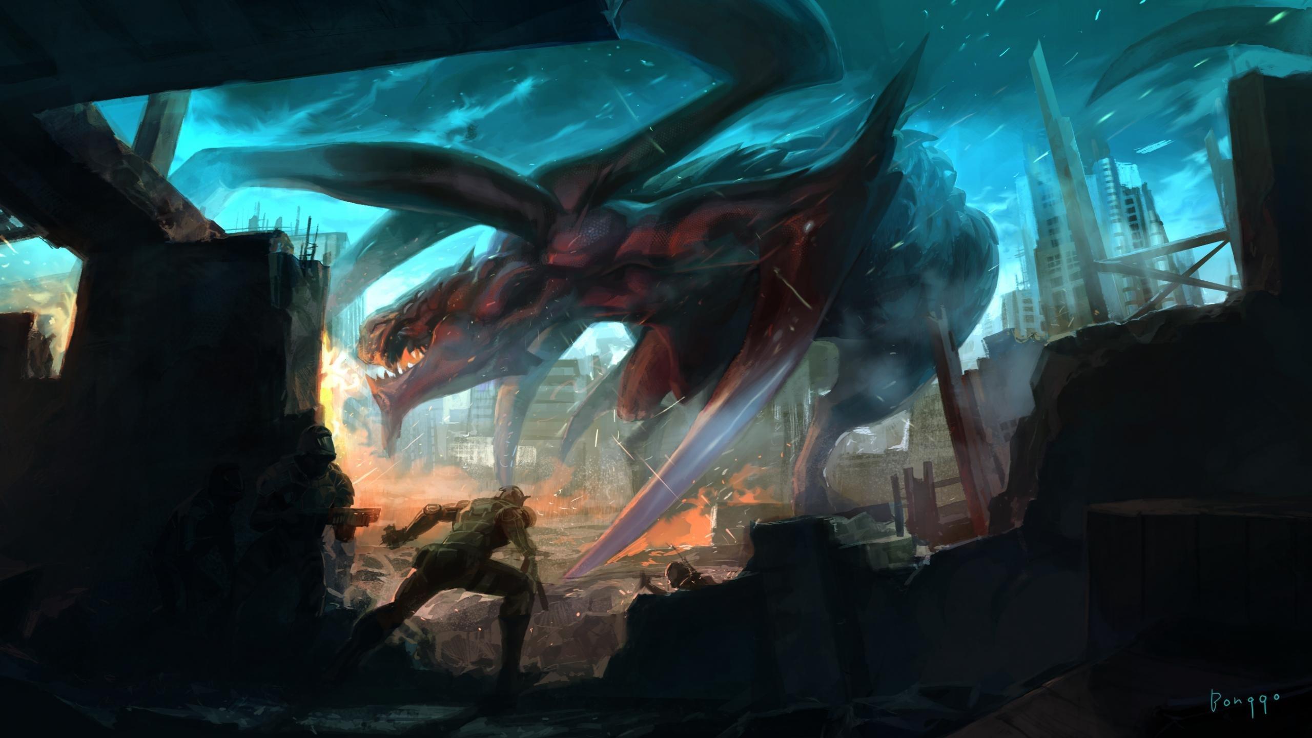 2560x1440 Free Download Epic Space Battle Wallpaper Id Space Desktop Background