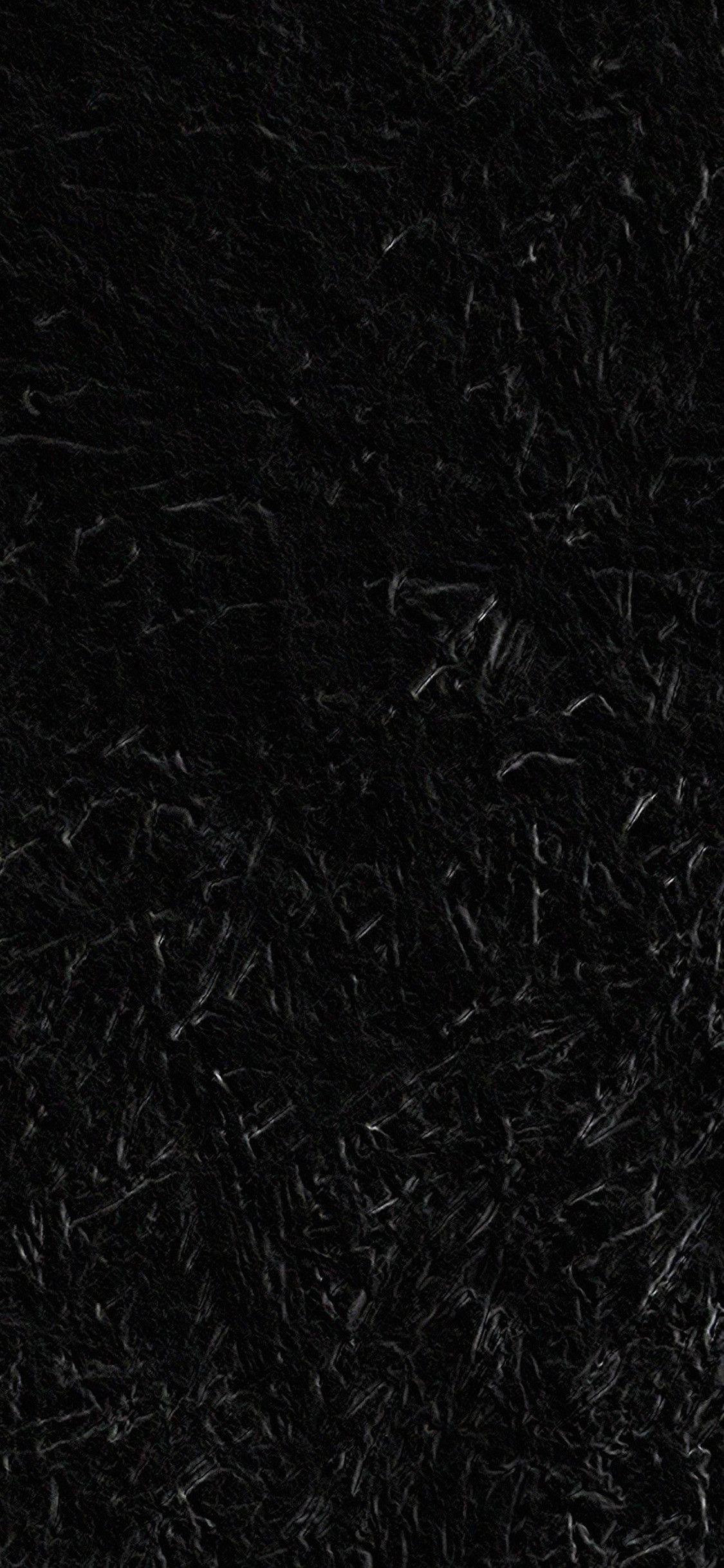 1125x2436 Black Fur Wallpaper
