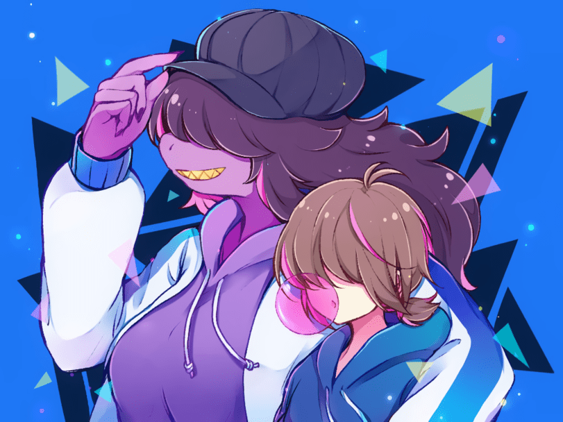 811x608 Kris Dreemurr - Susie - Undertale - Deltarune - knd_00xxx / funny picture & best jokes: comics, image, video, humor, gif animation lol'd