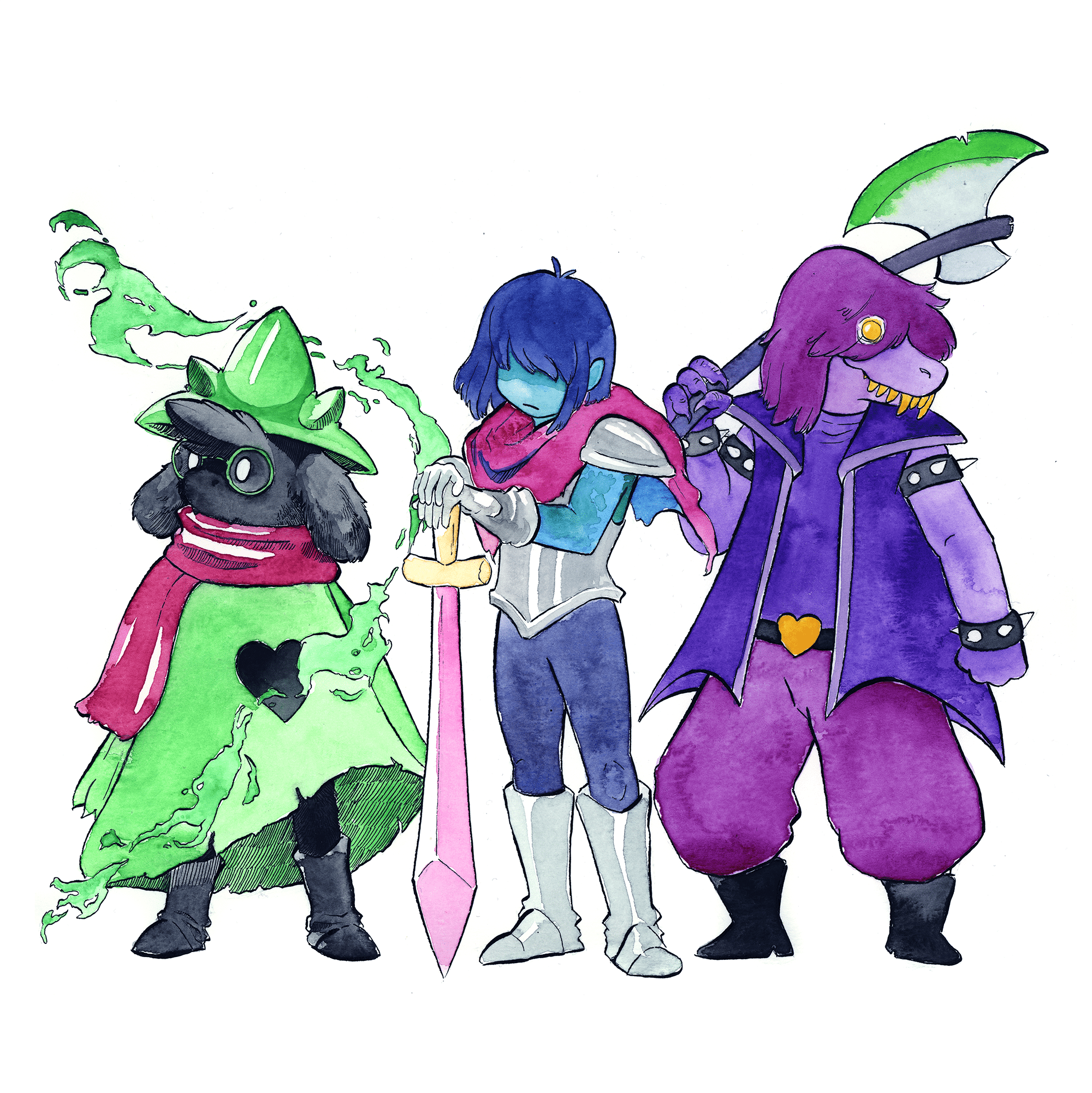 2000x2002 Home Screen Deltarune Background Wallpaper Desaign