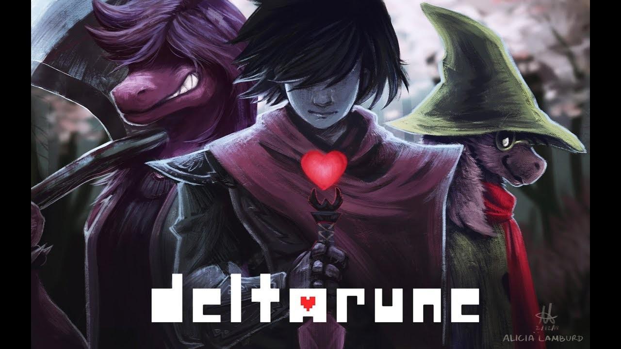 1280x720 Deltarune, Susie and Kris, Alicia Lamburd