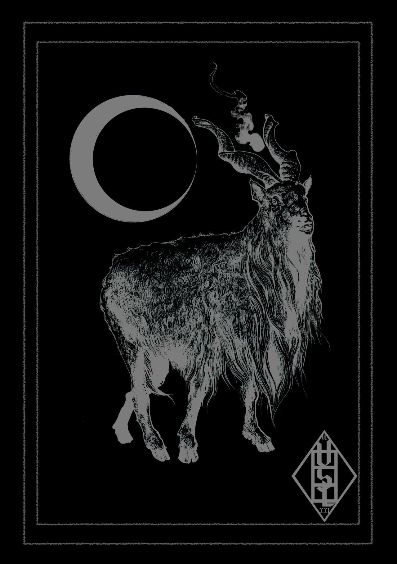 1280x1816 Madness And Gods. Black Phillip, Ink Sketch, Satanic Art