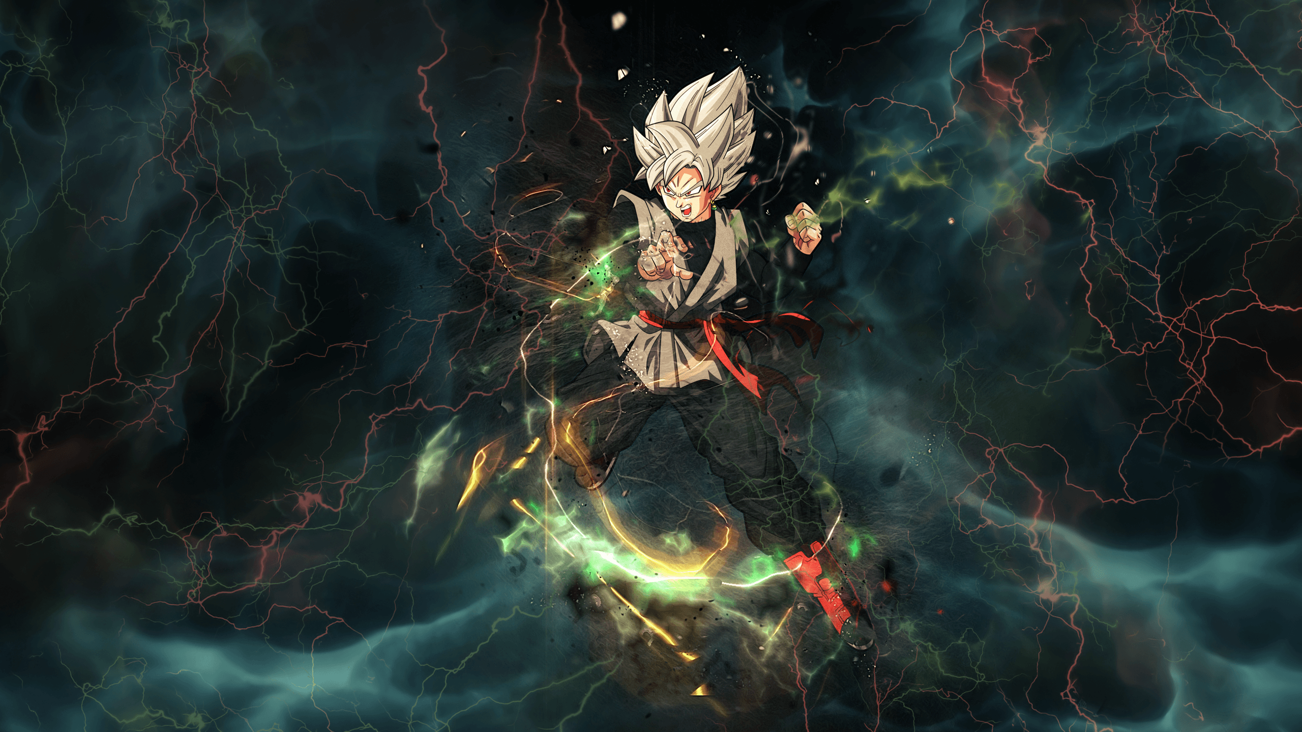 2560x1440 Goku Black Wallpaper