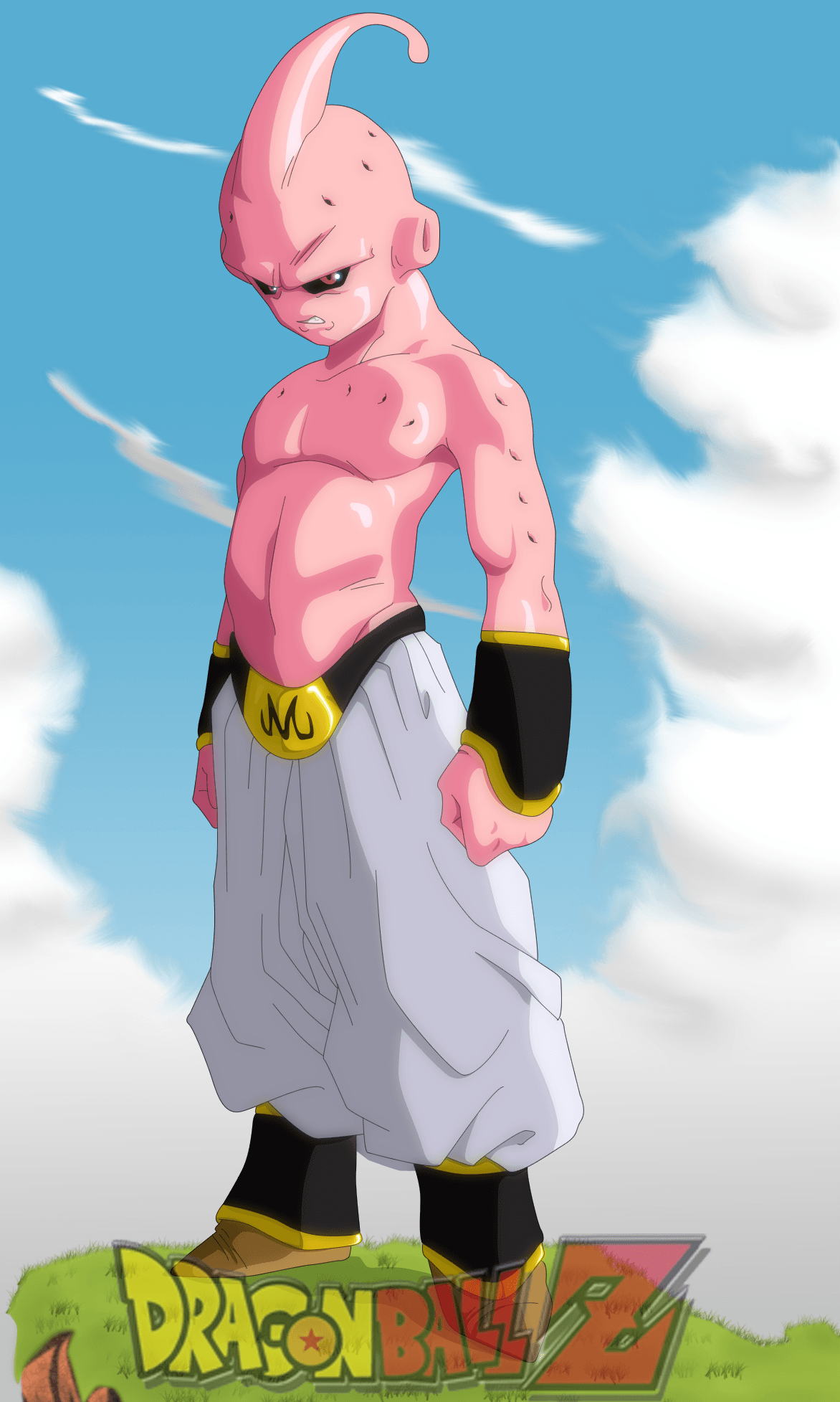 1172x1955 Dragon Ball Z Gt Kid Buu HD Background Image for iOS 7
