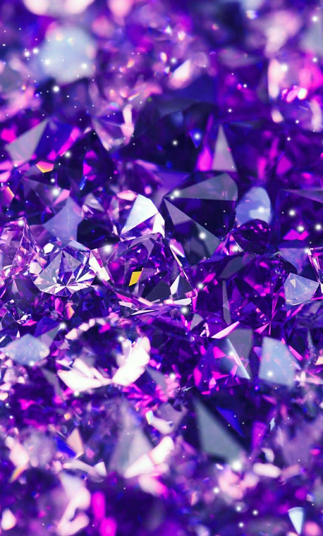 1080x1793 Purple Gems Wallpaper