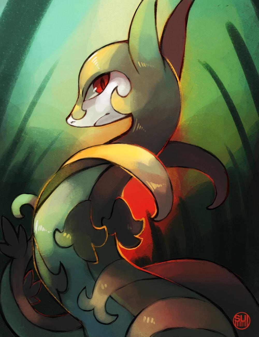 1000x1300 Serperiorémon Anime Image Board