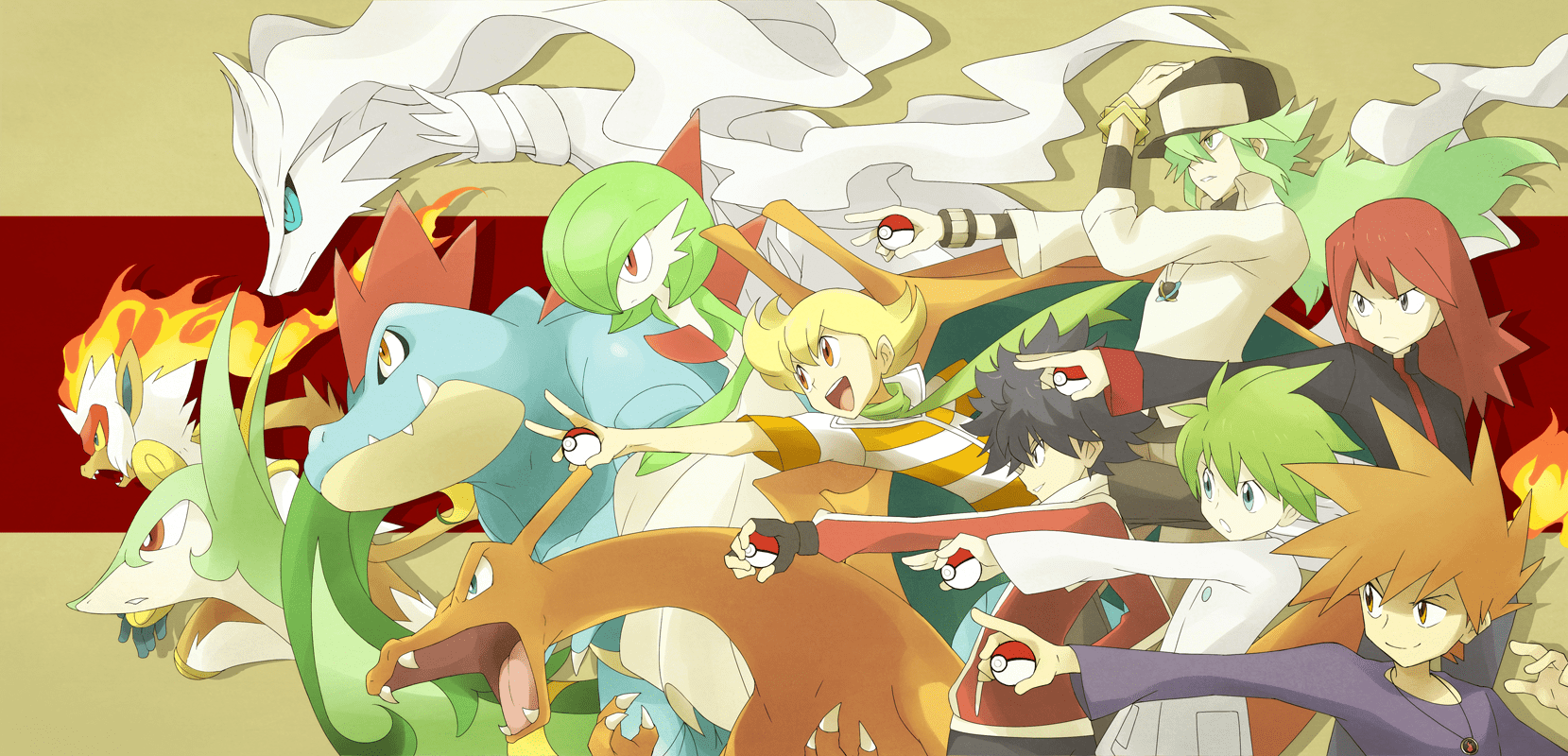 1659x800 Charizard And Gardevoir