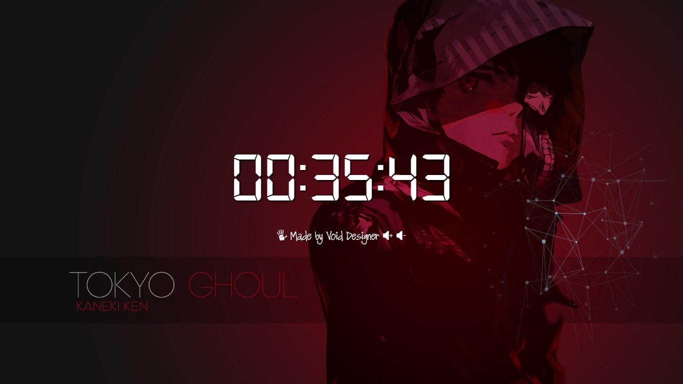 1366x768 Download Tokyo Ghoul V2 With (Play Pause Volume) Buttons Wallpaper Engine FREE. Download Wallpaper Engine Wallpaper FREE