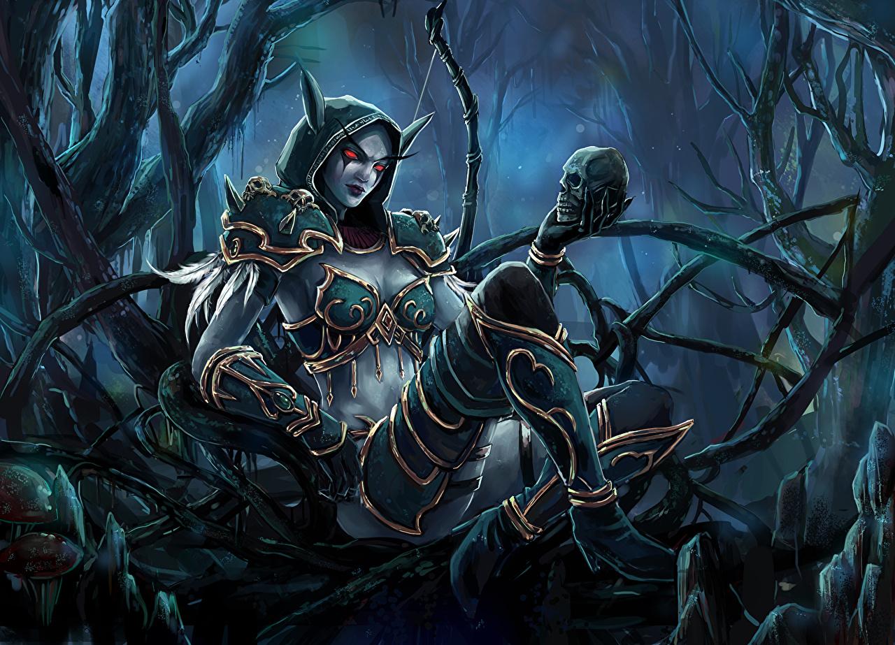1280x923 Desktop Wallpaper WoW Archers Sylvanas Windrunner vdeo game
