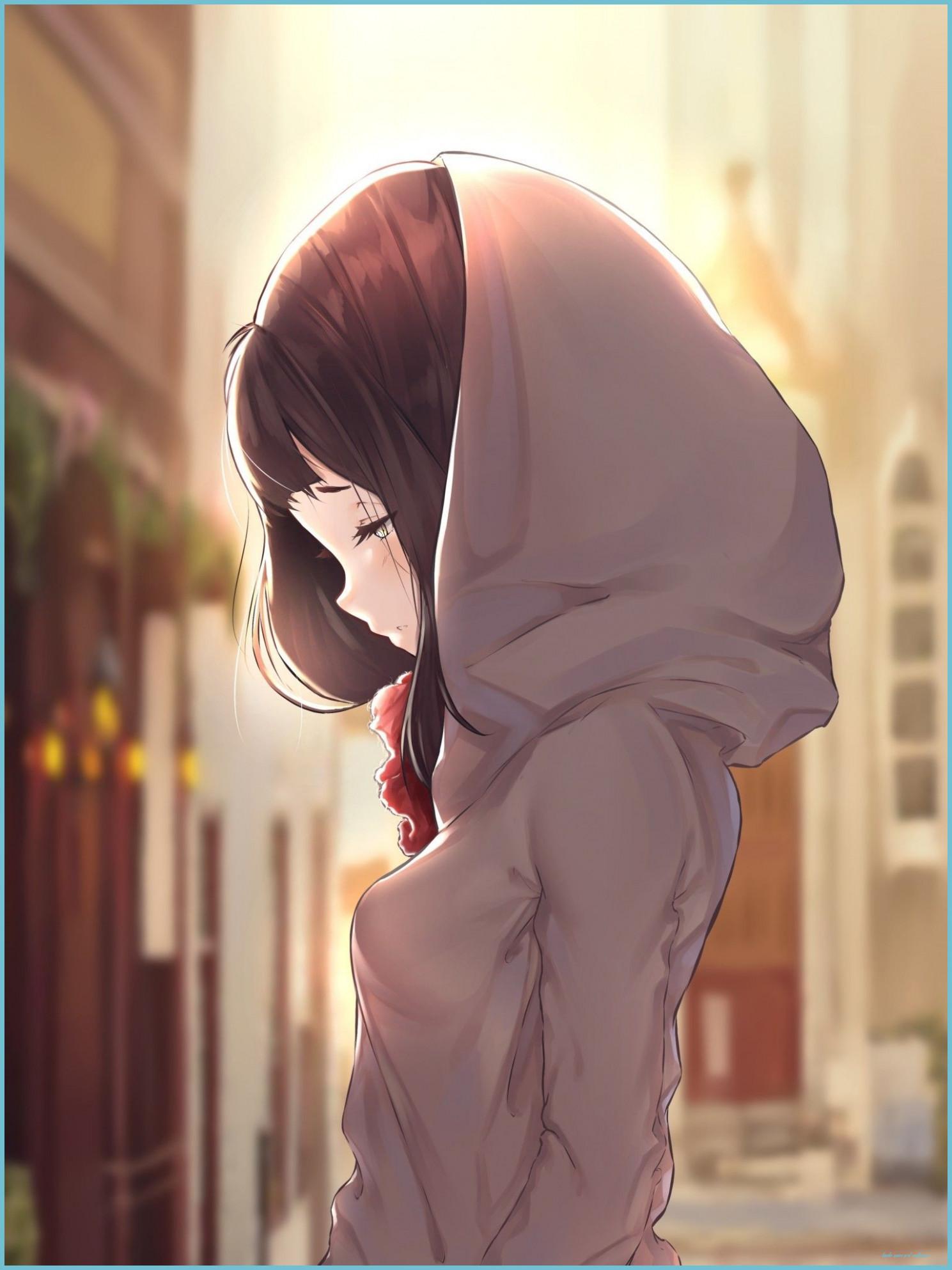 1489x1986 Anime Girls With Hoodies Wallpaper Anime Girl Wallpaper
