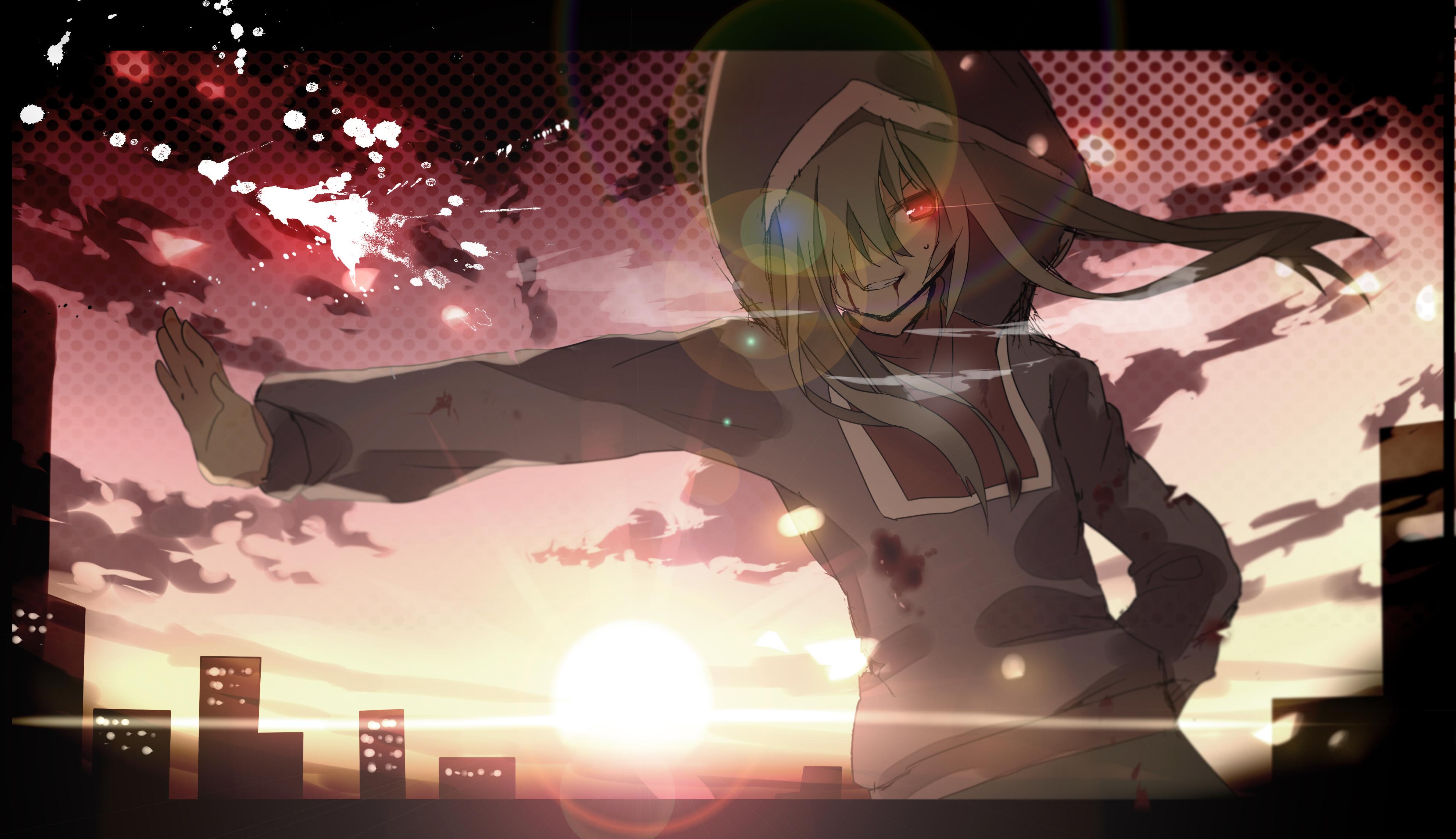 3960x2281 26++ Anime Girl With Hoodie Wallpaper Top Wallpaper