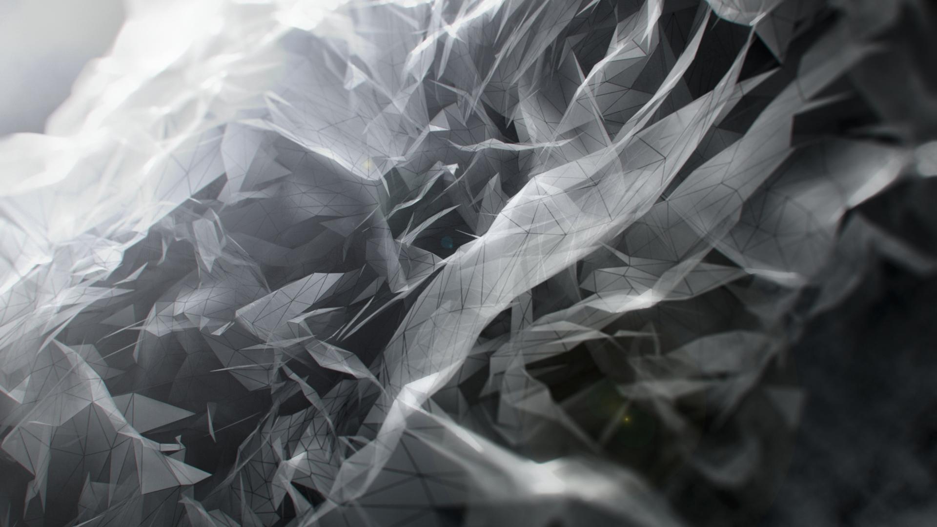 1920x1080 Wallpaper Smoke, Wrinkles, Gray, Light, Blurred Smoke Background HD