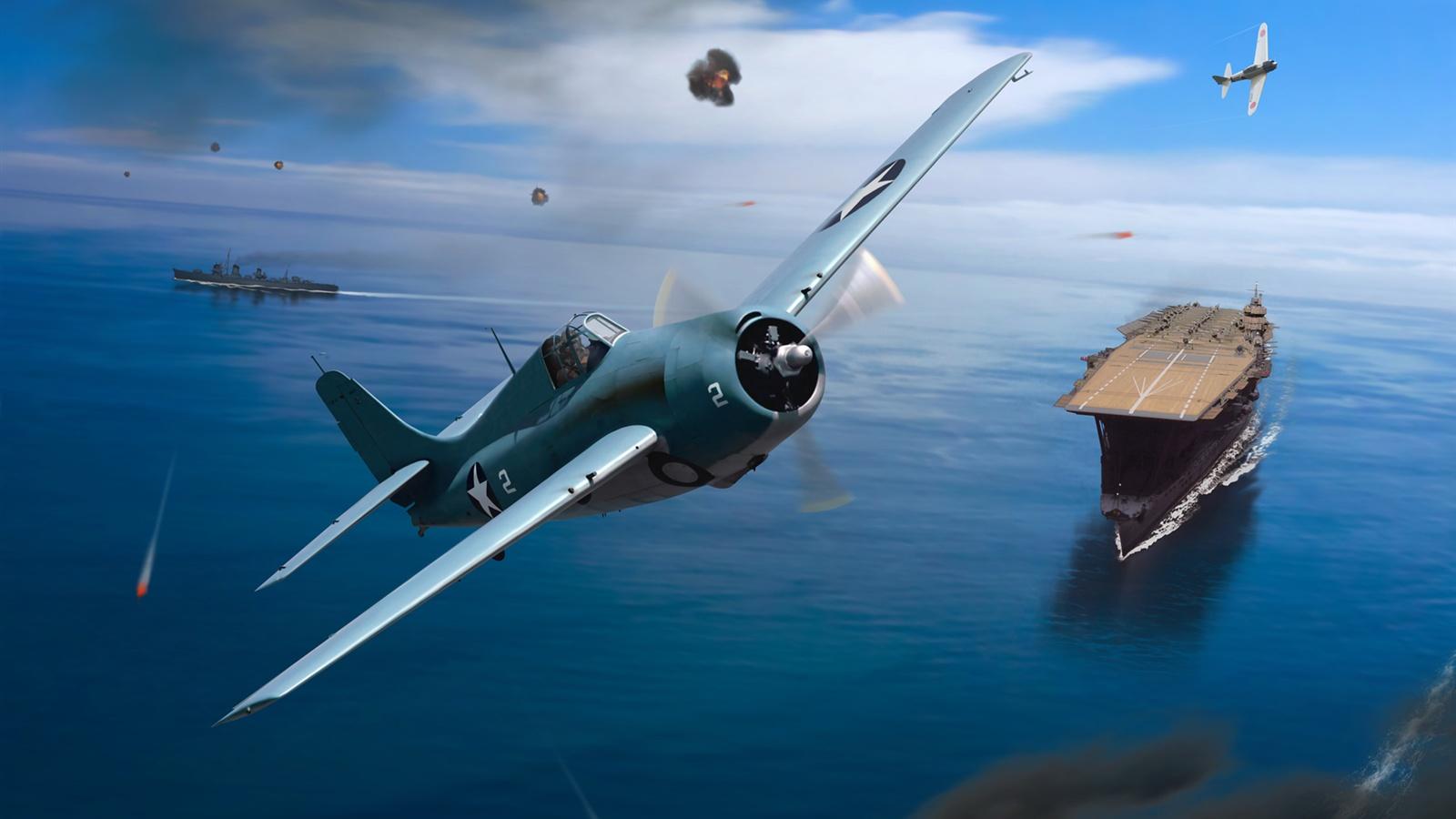 1600x900 WW2 Plane Wallpaper