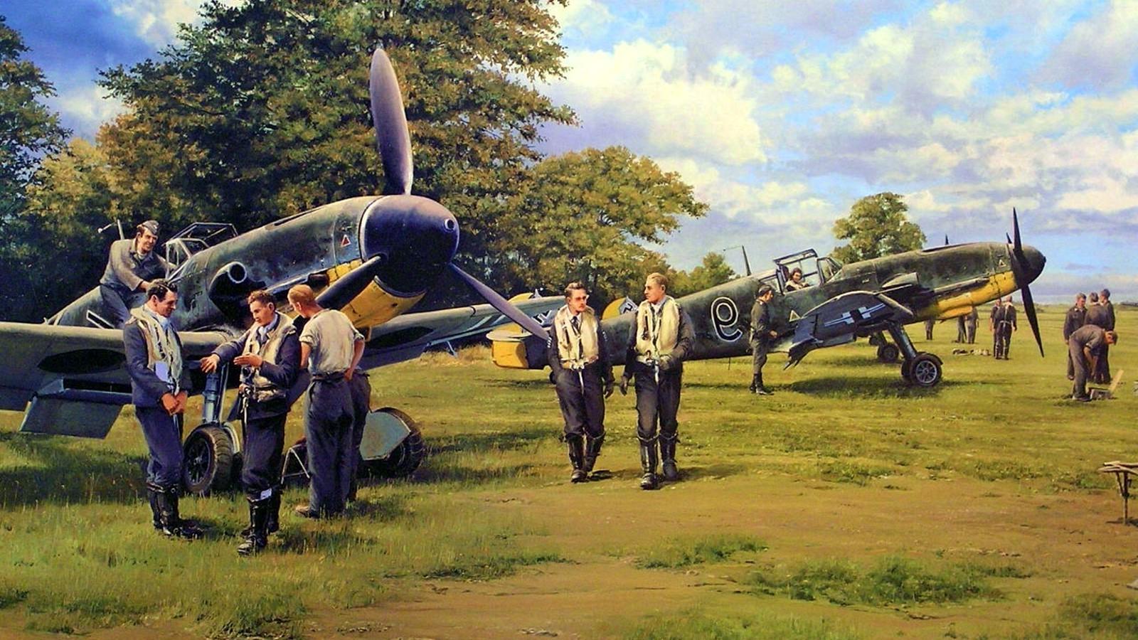 1600x900 Messerschmitt, Messerschmitt Bf World War II, Germany, Military, Aircraft, Military Aircraft, Luftwaffe, Airplane Wallpaper HD / Desktop and Mobile Background