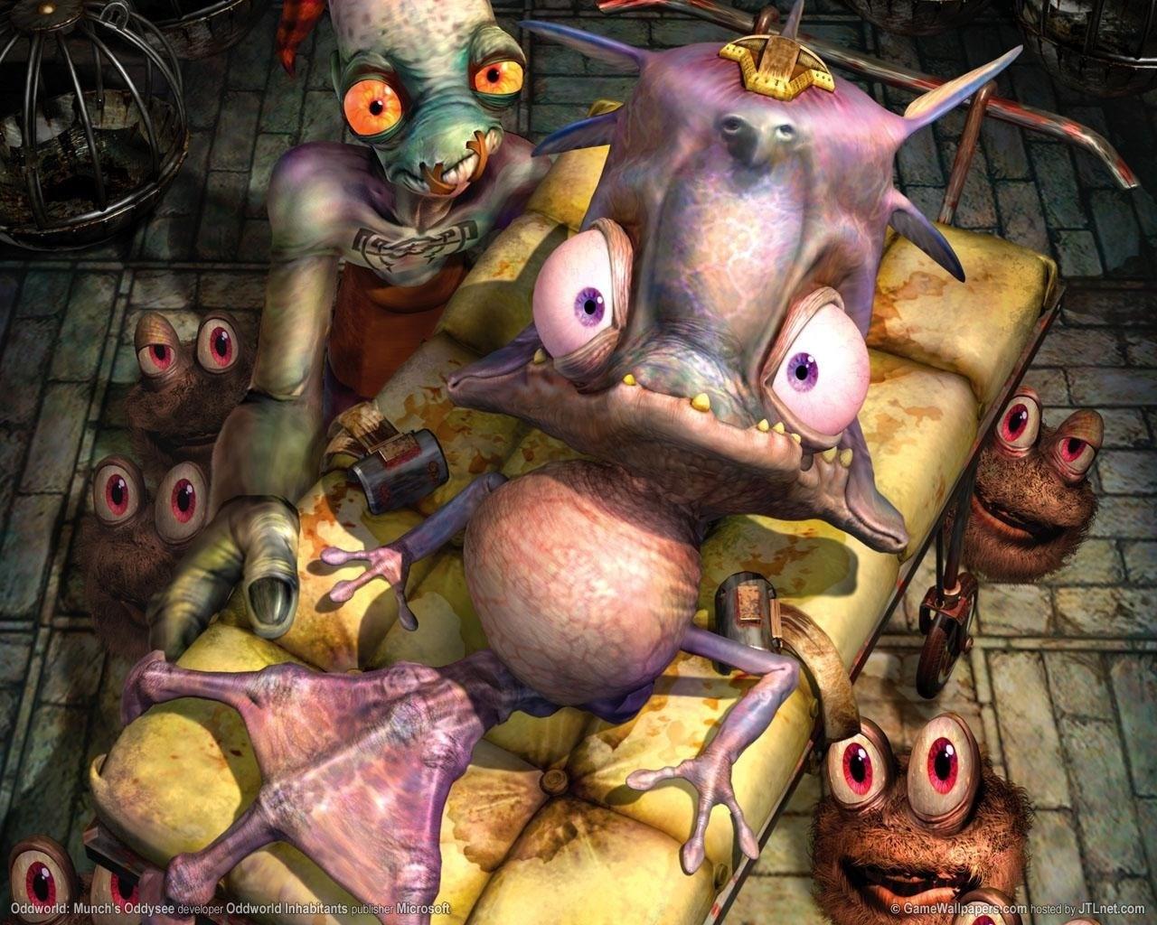 1280x1024 oddworld HD wallpaper, background