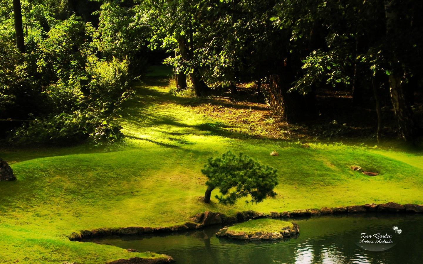 1440x900 Landscape photo manipulation Zen Garden Wallpaper Wallpaper 59949