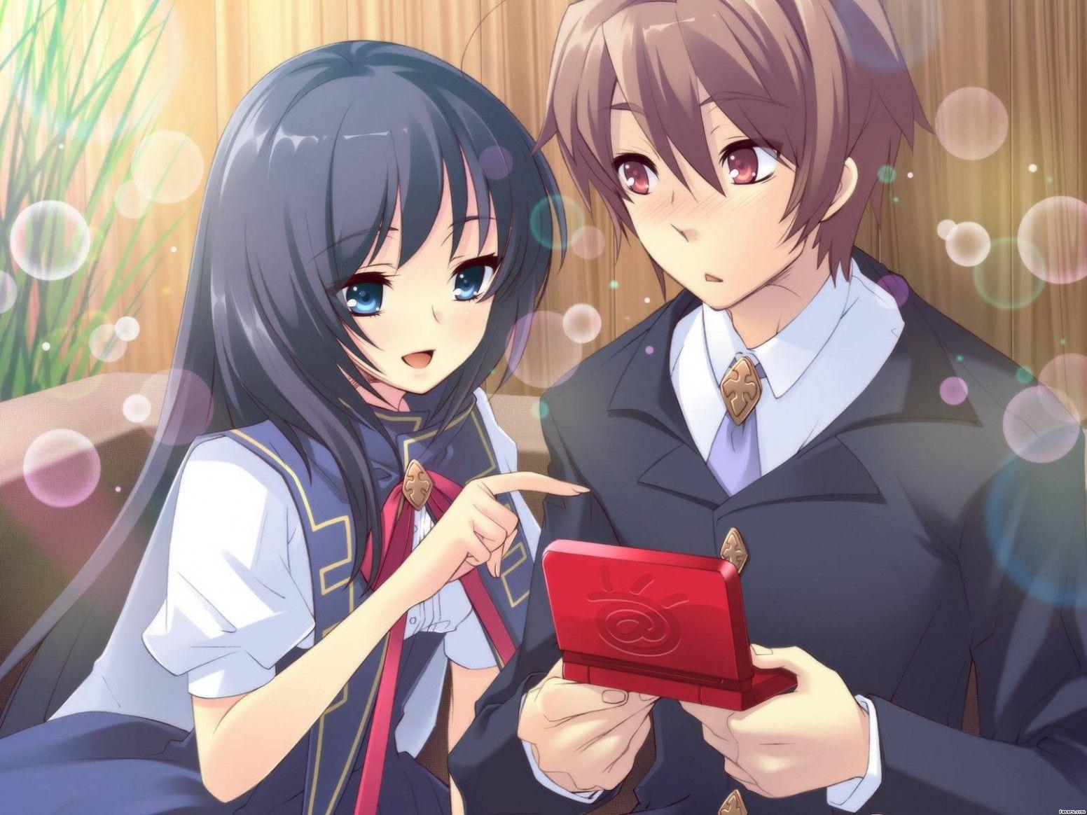 1552x1164 Anime Couple HD Wallpaper