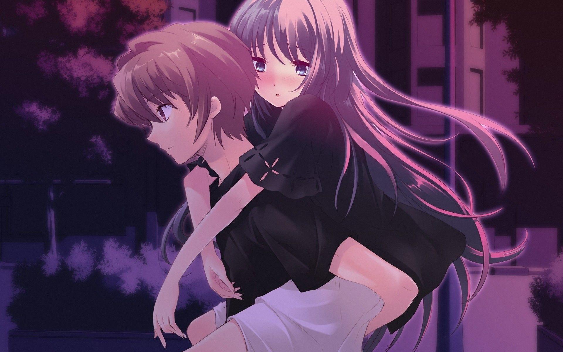 1920x1200 Cute Love Anime Wallpaper