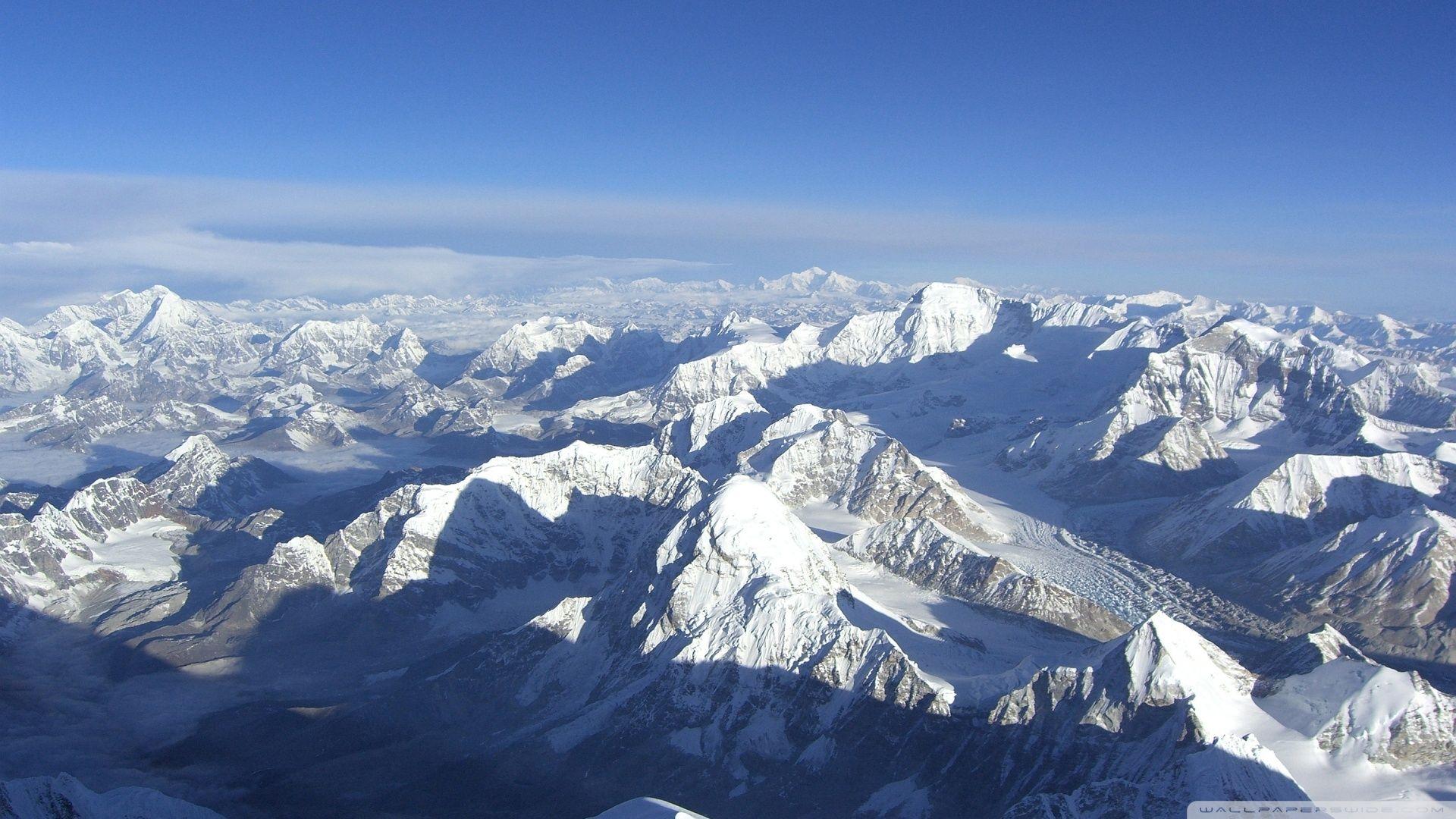 1920x1080 Snowy Mountains Wallpaper