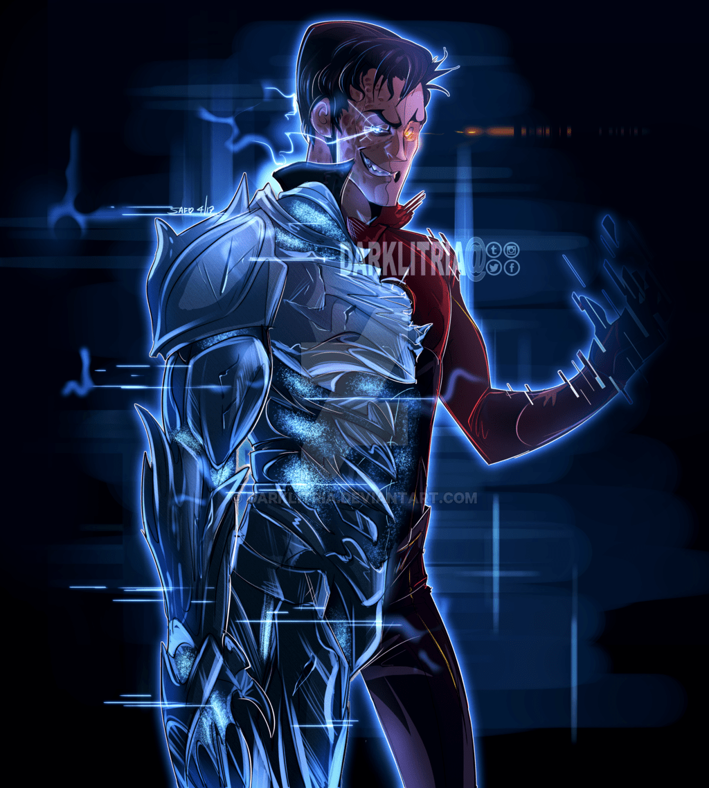 1024x1138 Future Flash by DarkLitria. Flash comics, Zoom the flash, Flash characters
