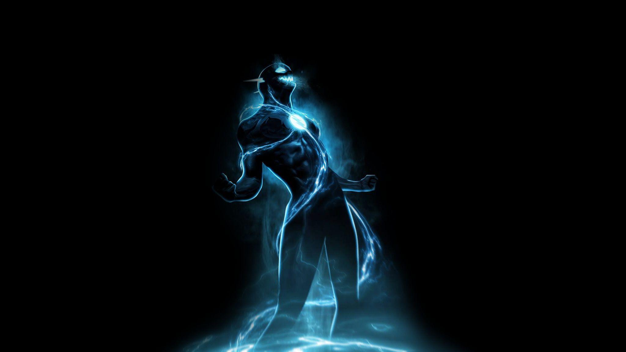 2048x1152 Blue Flash Wallpaper