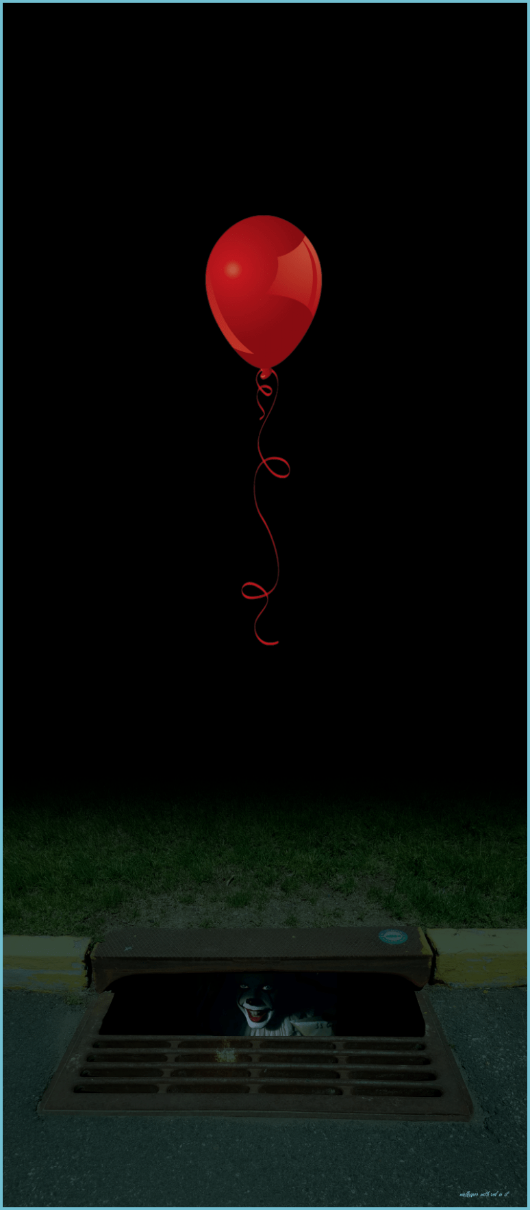 774x1767 Pennywise, Red Balloon, It Movie, Sewer Drain, Door Wrap, Rm Wraps With Red In It