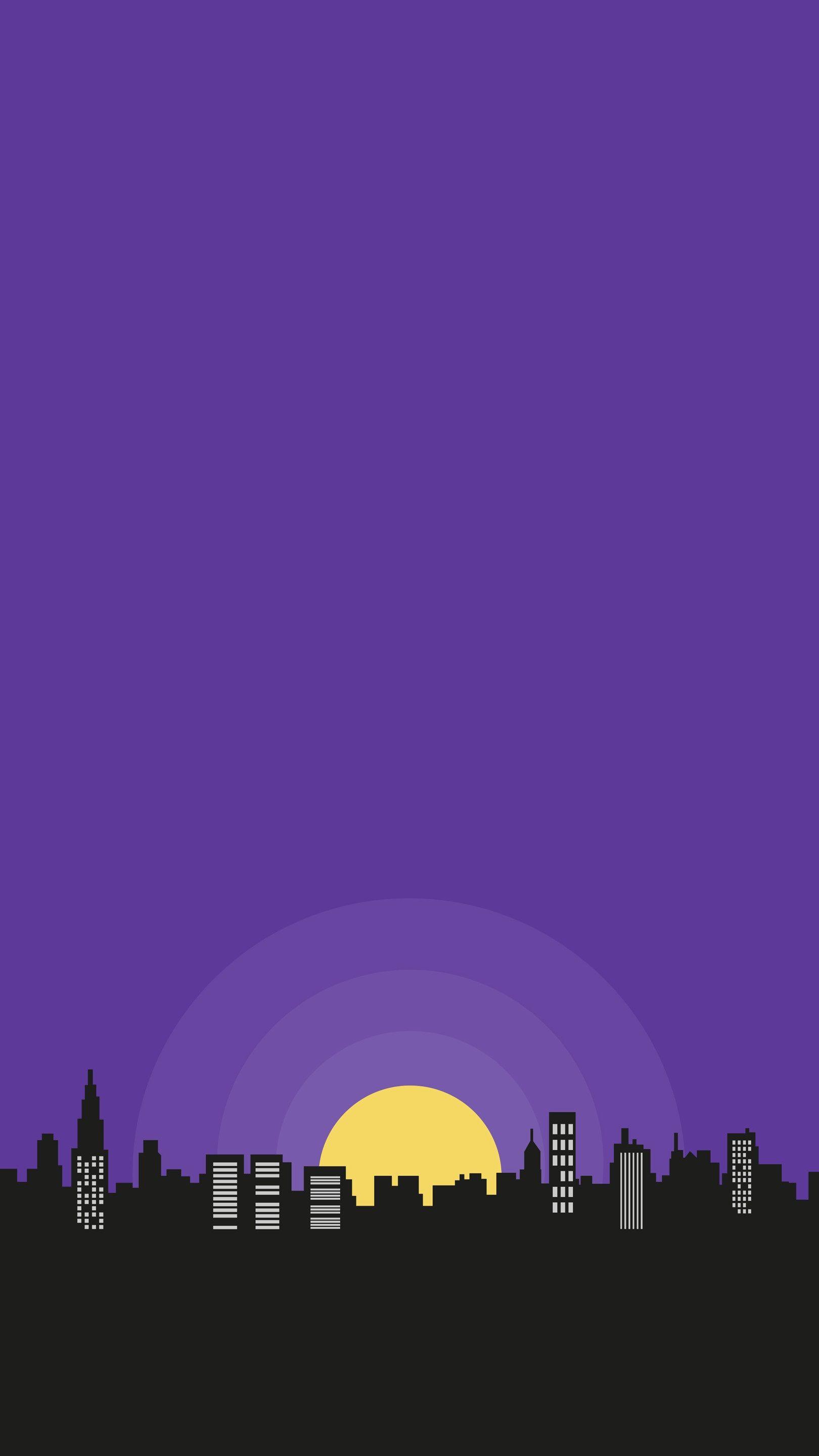 1620x2880 Purple Minimalist Wallpaper