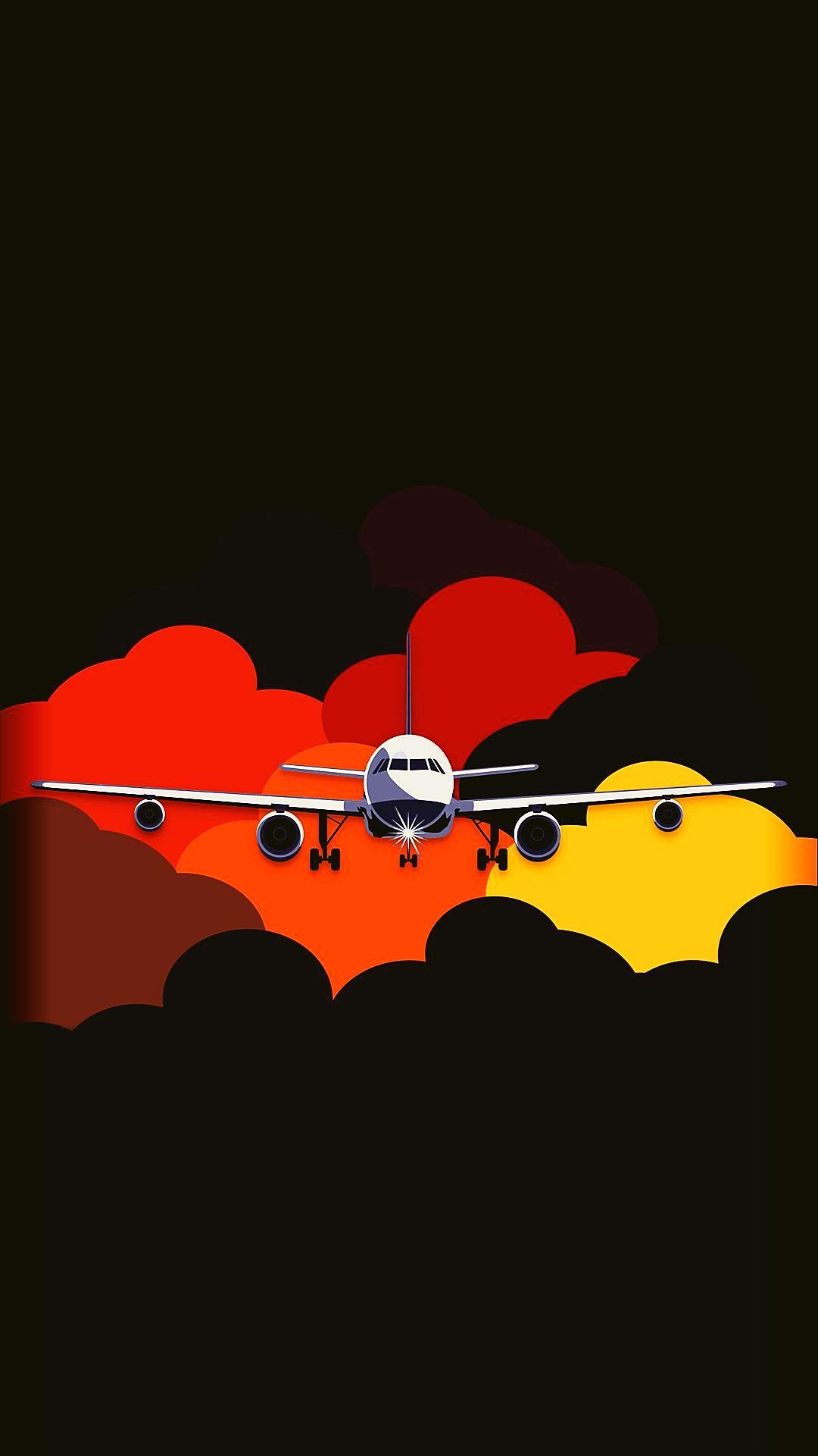1080x1920 Airplane Minimal Amoled Android 1080X1920 HD Wallpaper Download