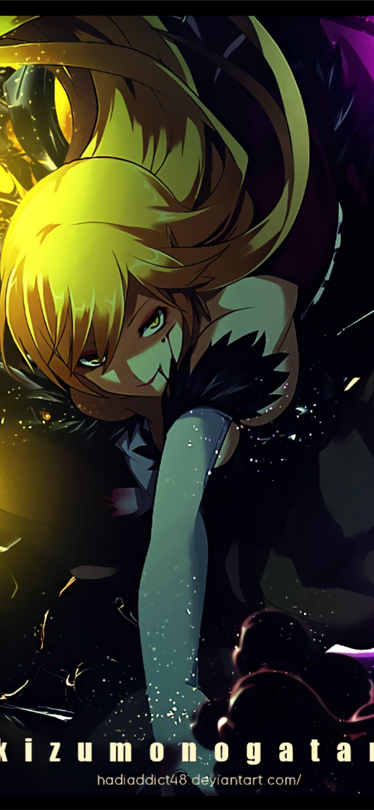 1284x2778 koyomi araragi iPhone Wallpaper Free Download