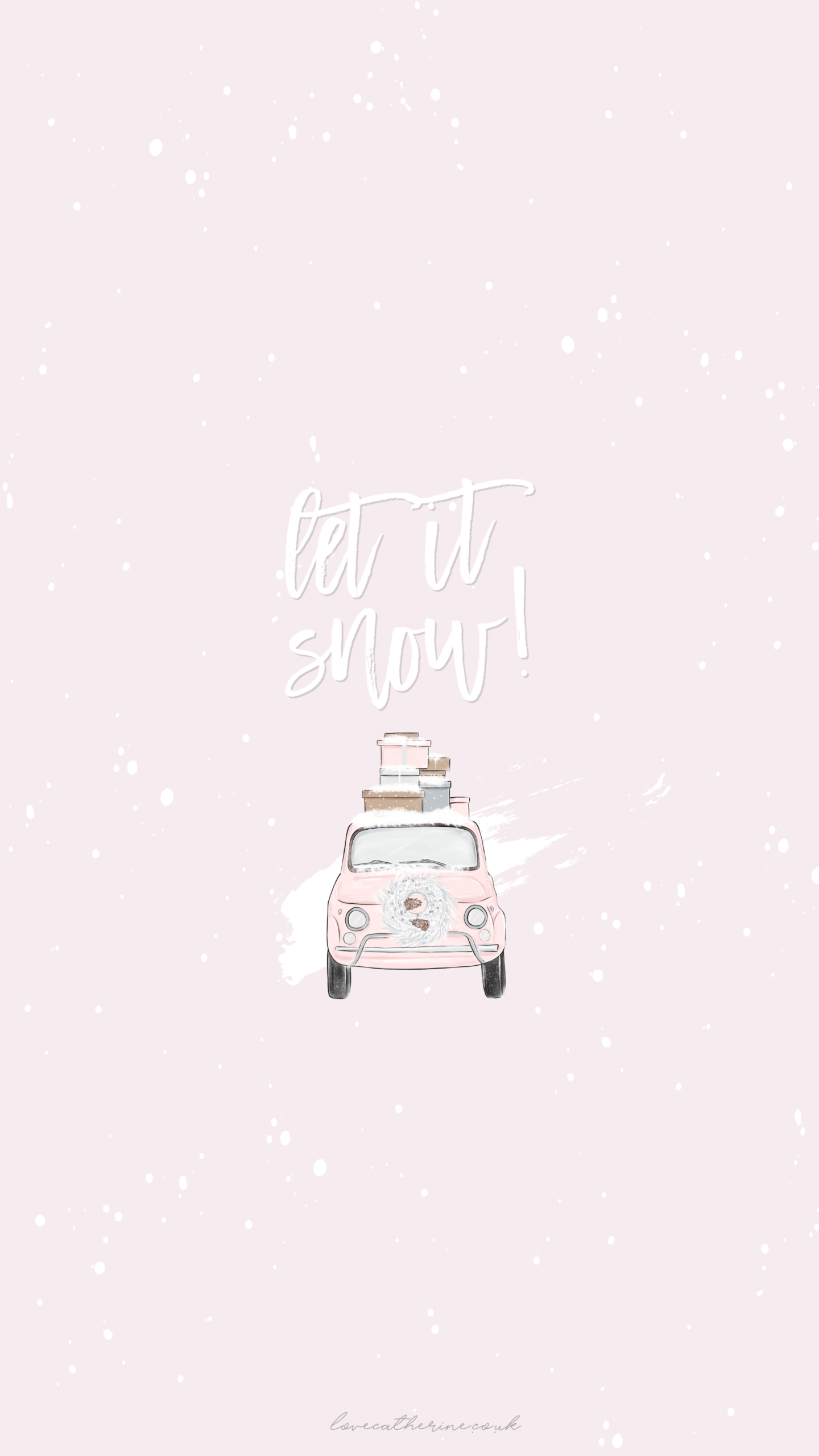 1440x2560 Free Cute & Girly Winter Phone Wallpaper For Christmas Transtar HD Wallpaper