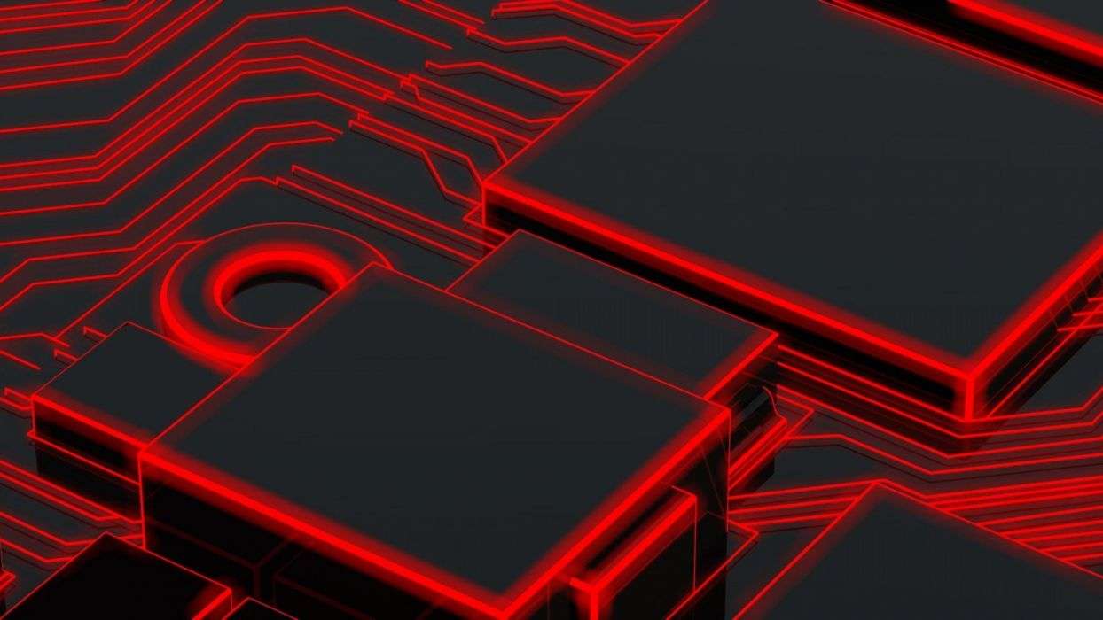 1244x700 Gamer Red Wallpaper