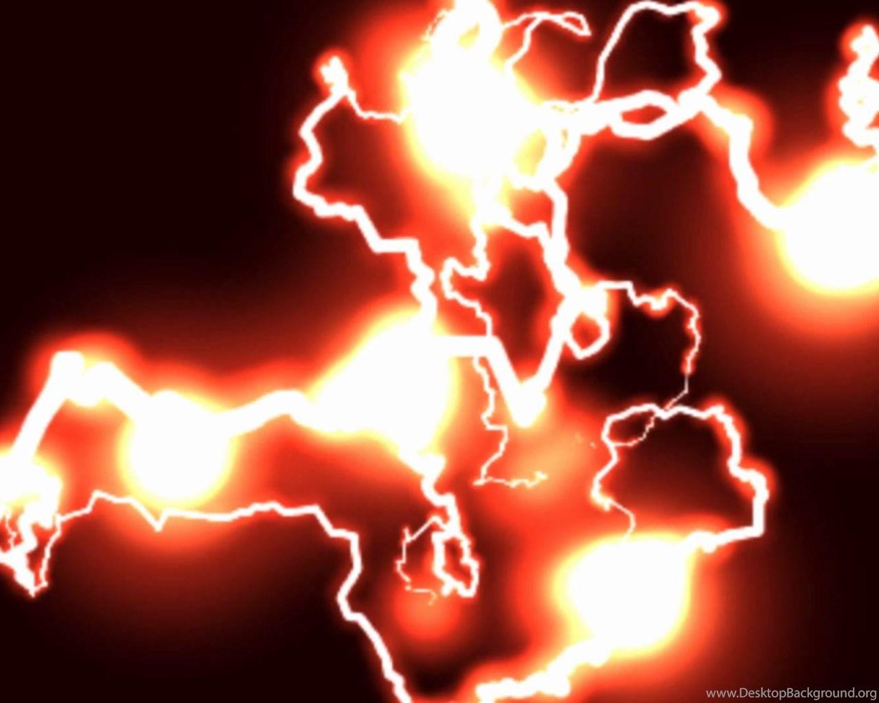 1280x1024 Red Thunder Volts Mighty Morphin Power Rangers Morphing. Desktop Background
