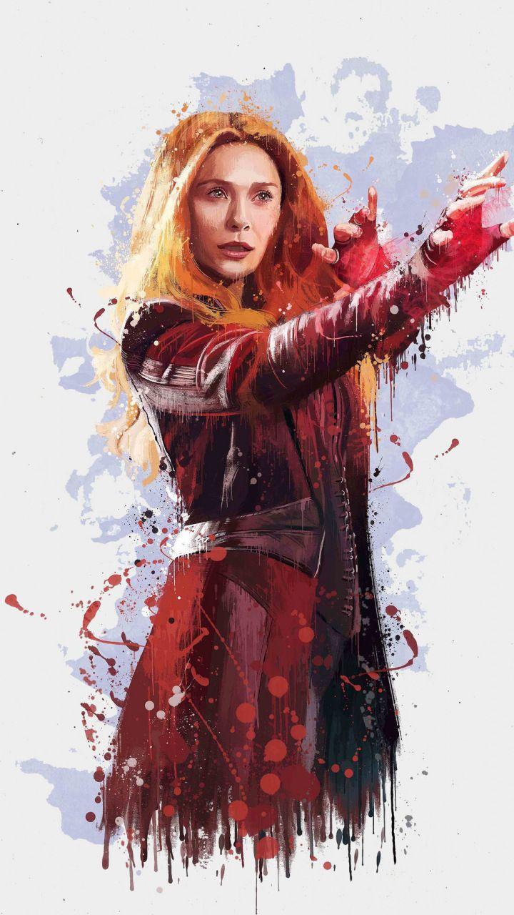 720x1280 Scarlet Witch Wallpaper Phone