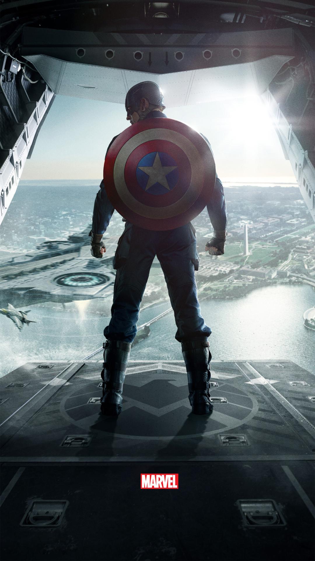 1080x1920 Captain America Shield Wallpaper For Mobile