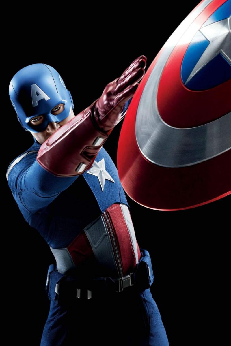 800x1200 Captain America Shield throw Superhero Ultra HD Mobile Wallpaper