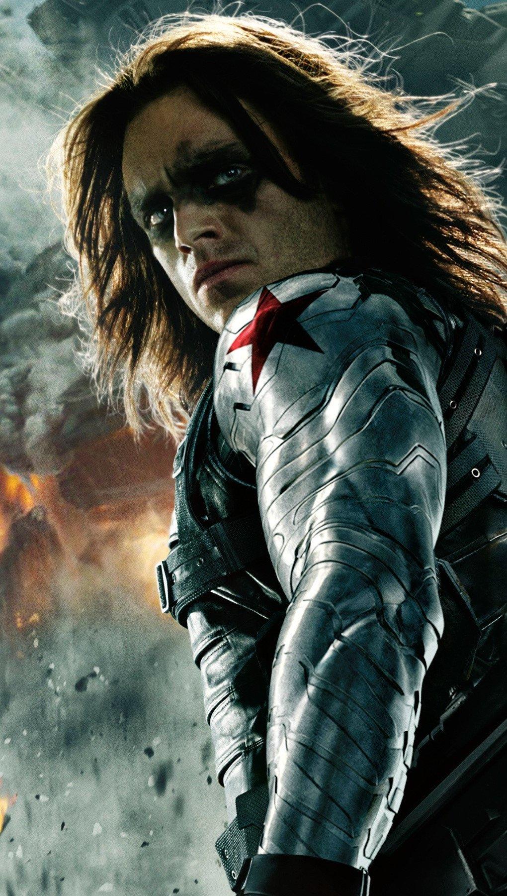 1020x1800 The winter soldier Wallpaper