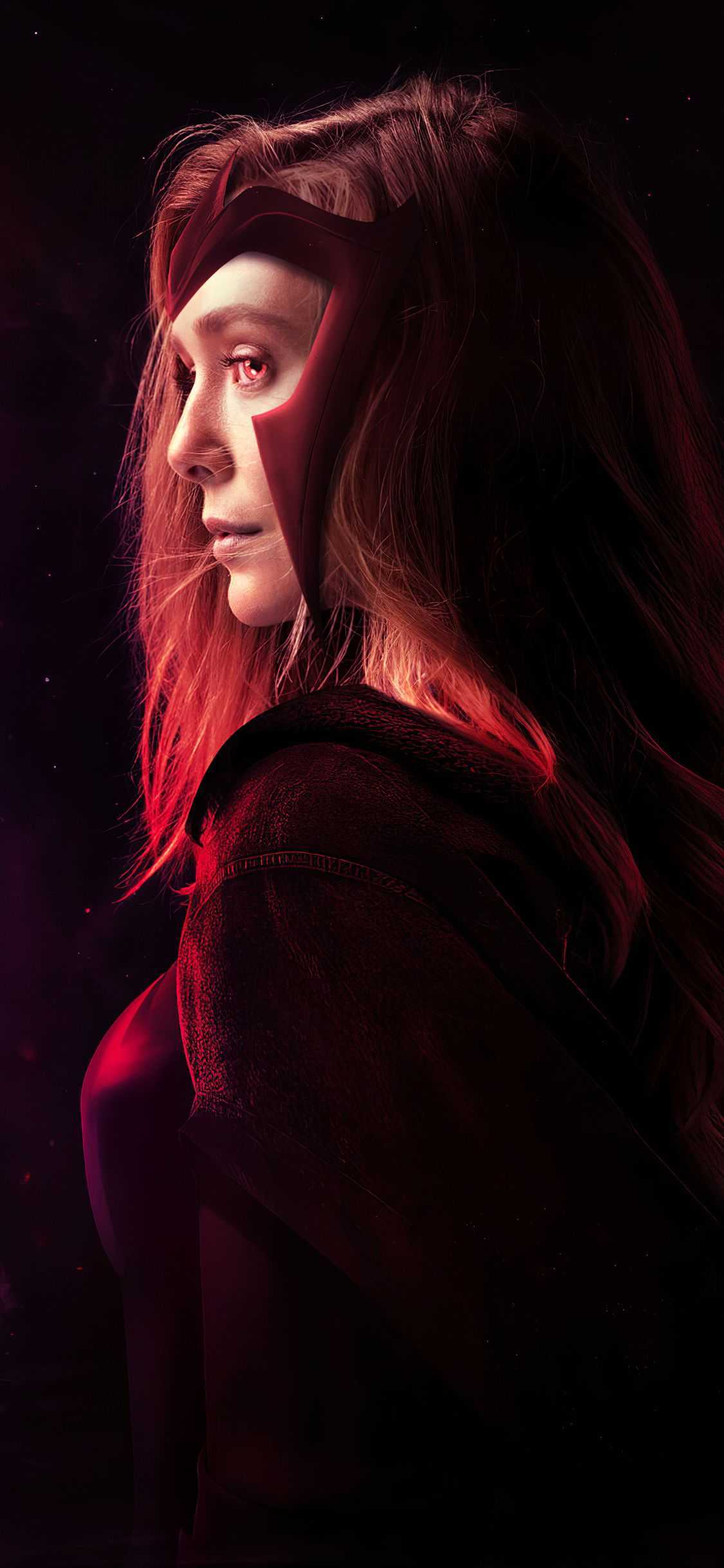1125x2436 Scarlet Witch Wallpaper