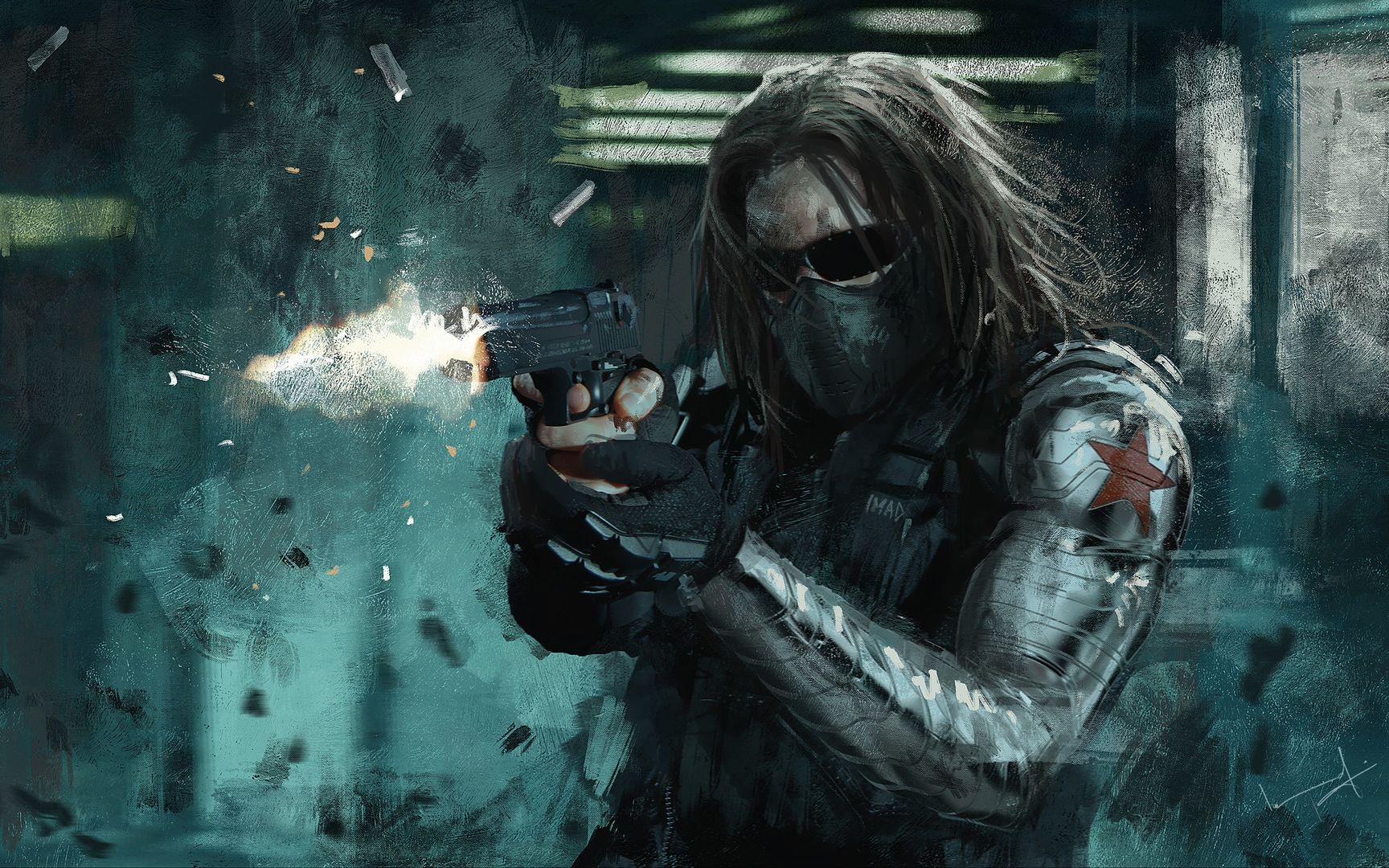 1728x1080 winter soldier HD wallpaper, background